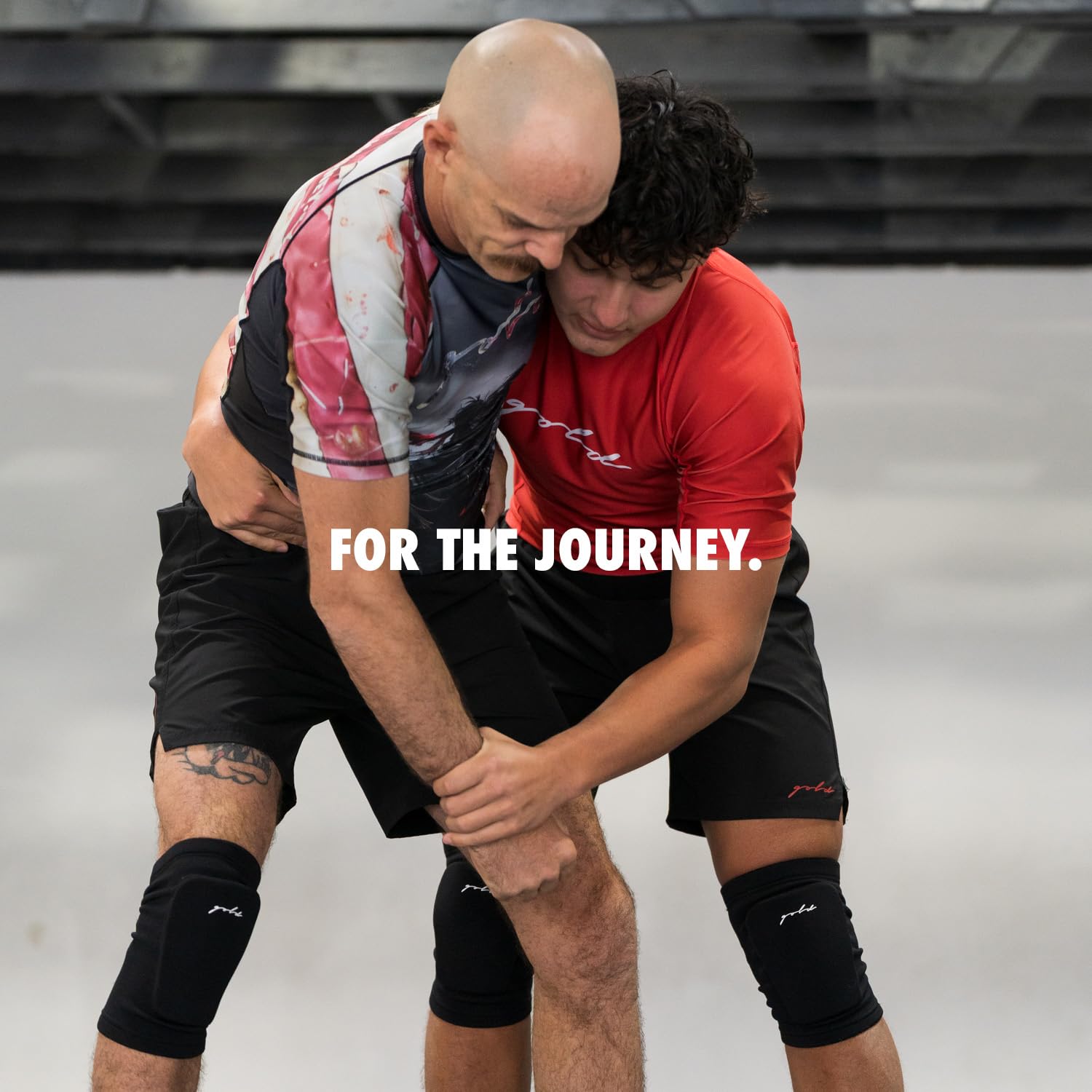 Gold BJJ Genouillères pour jiu-jitsu, lutte et MMA (taille L)