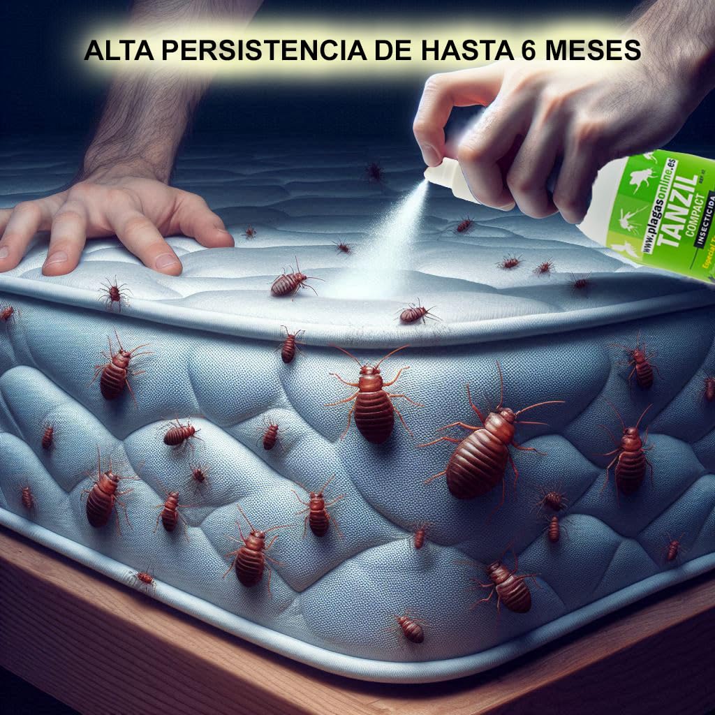 ACETAMIPRID Spray Anti Ácaros y Anti Chinches e Insectos en Tejidos | Insecticida para Maletas de Viaje | Persistencia de 6 meses | 250ml
