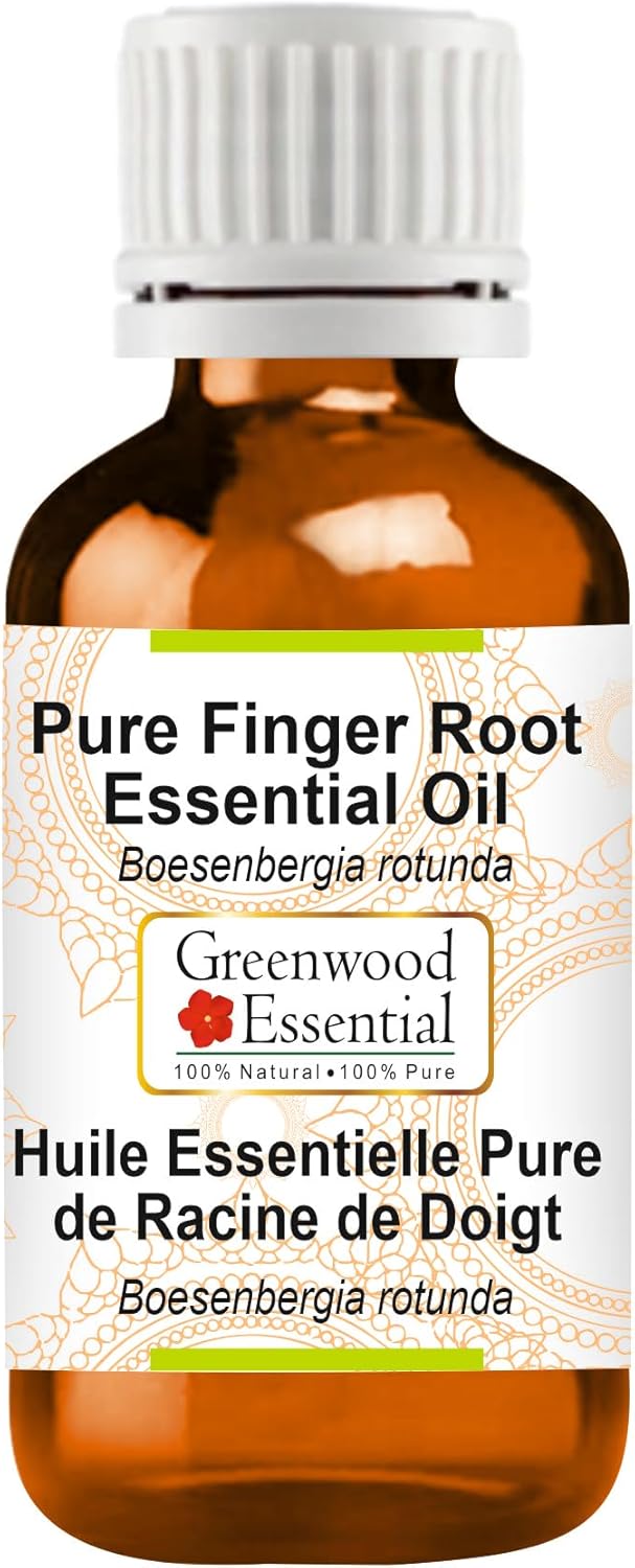 Greenwood Essential Pure Finger Root Essential Oil (Boesenbergia rotunda) Steam Distilled 30ml (1 oz)
