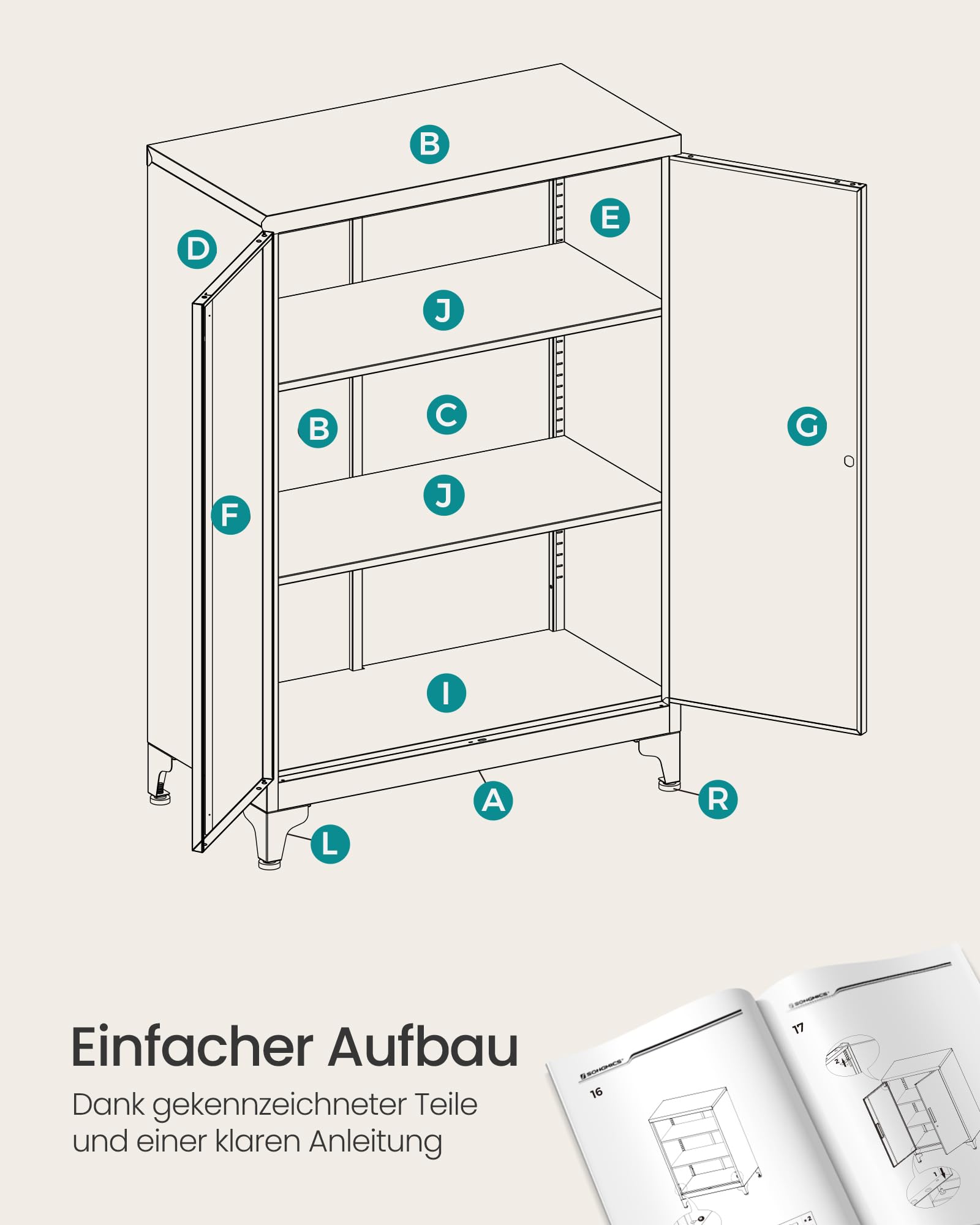 Songmics Aktenschrank – Bild 7