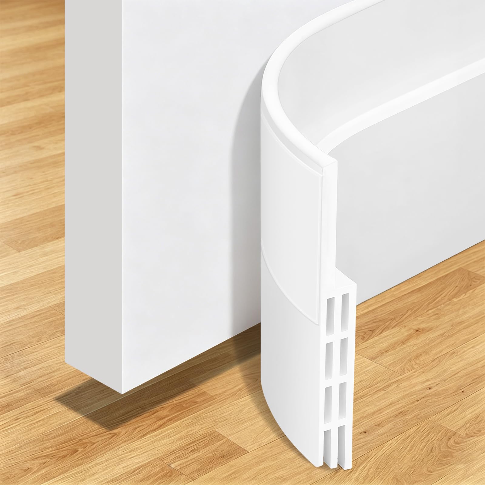 TriXcelent Draught Excluder for Bottom of Door, 4M Extra Long Door Sweep