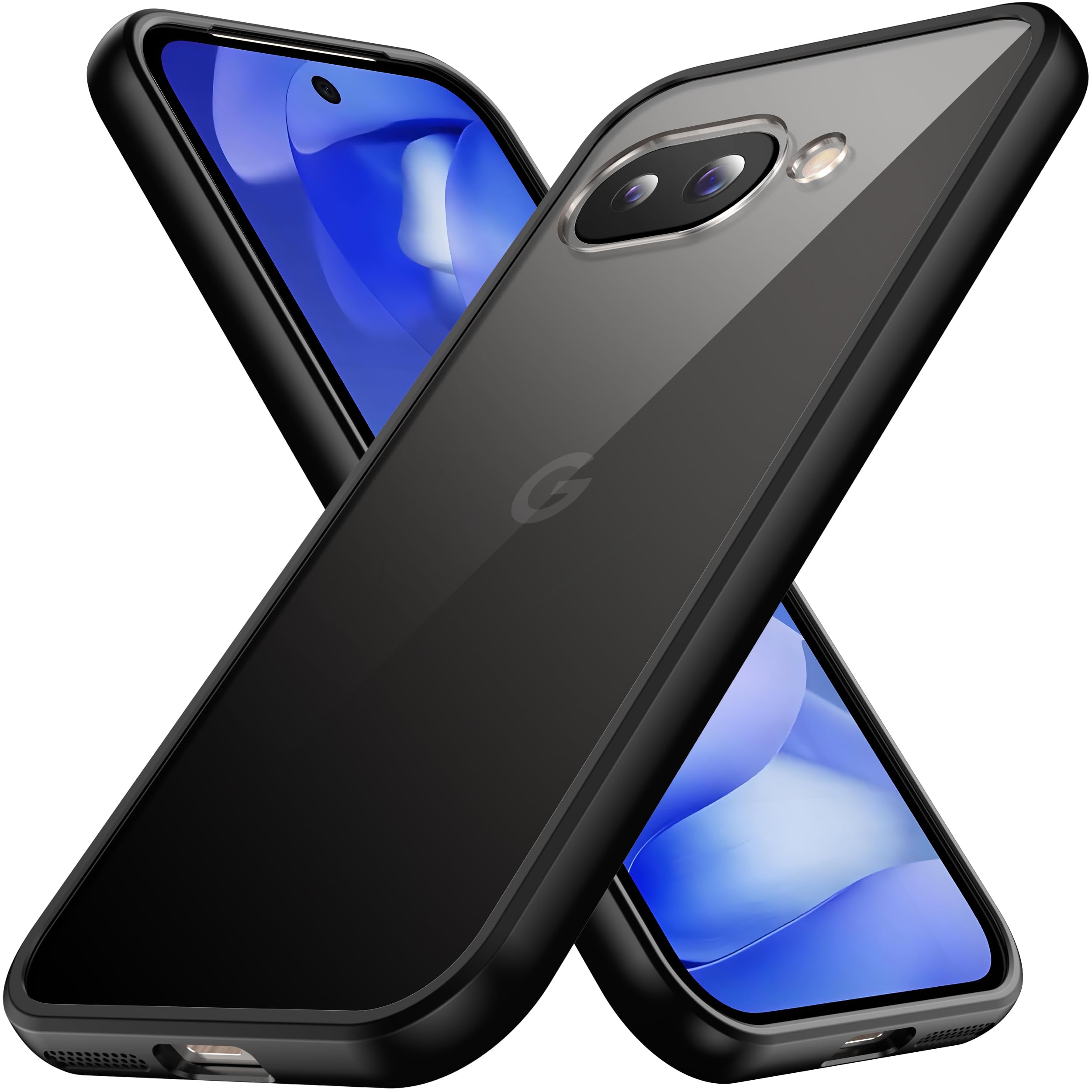 Amazon.co.jp: Google Pixel 9a 用 ケース ブラック 耐黄変 耐衝撃 
