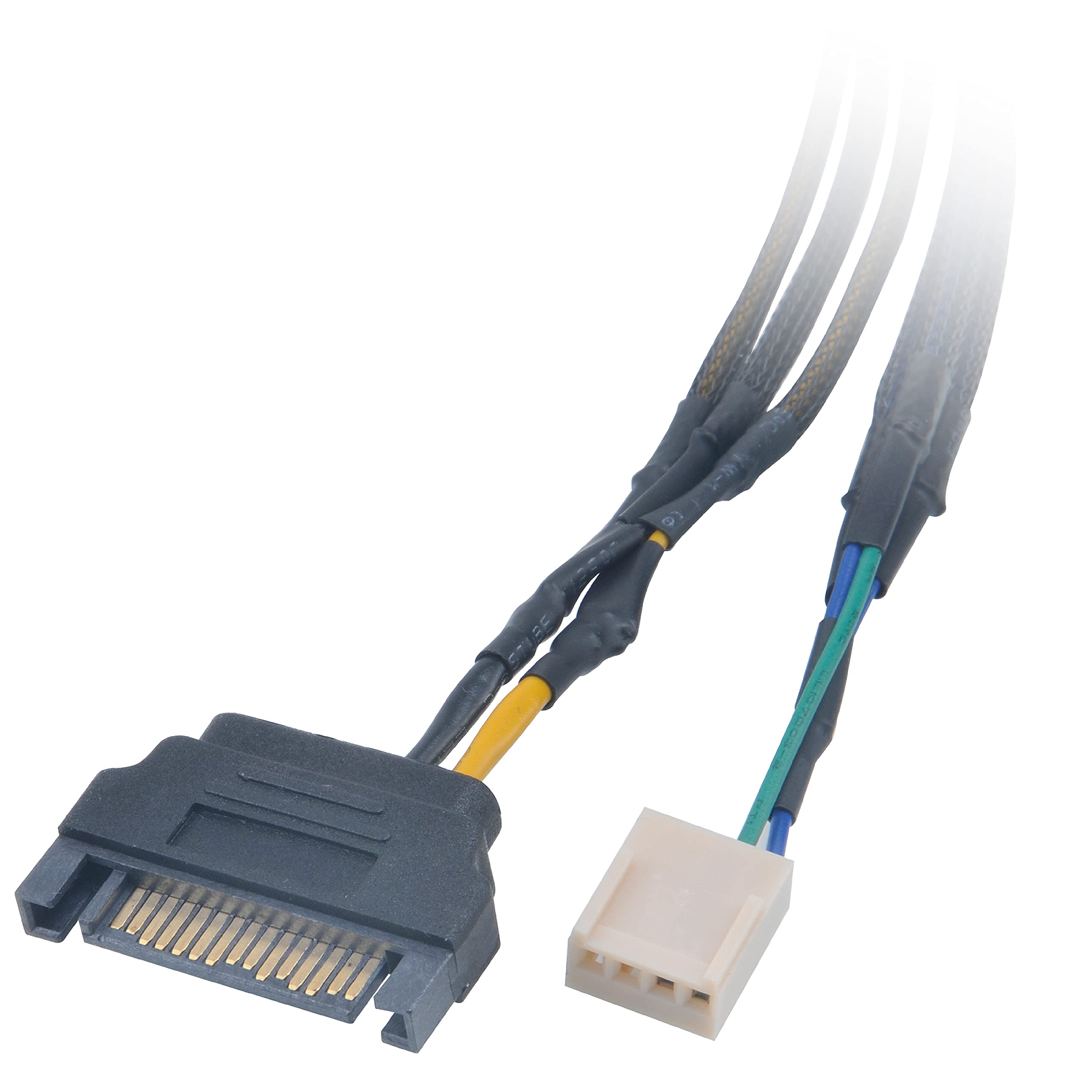 Case Fan Connector Akasa PWM Fan Splitter Cable - Connect 3 Case Fans ...