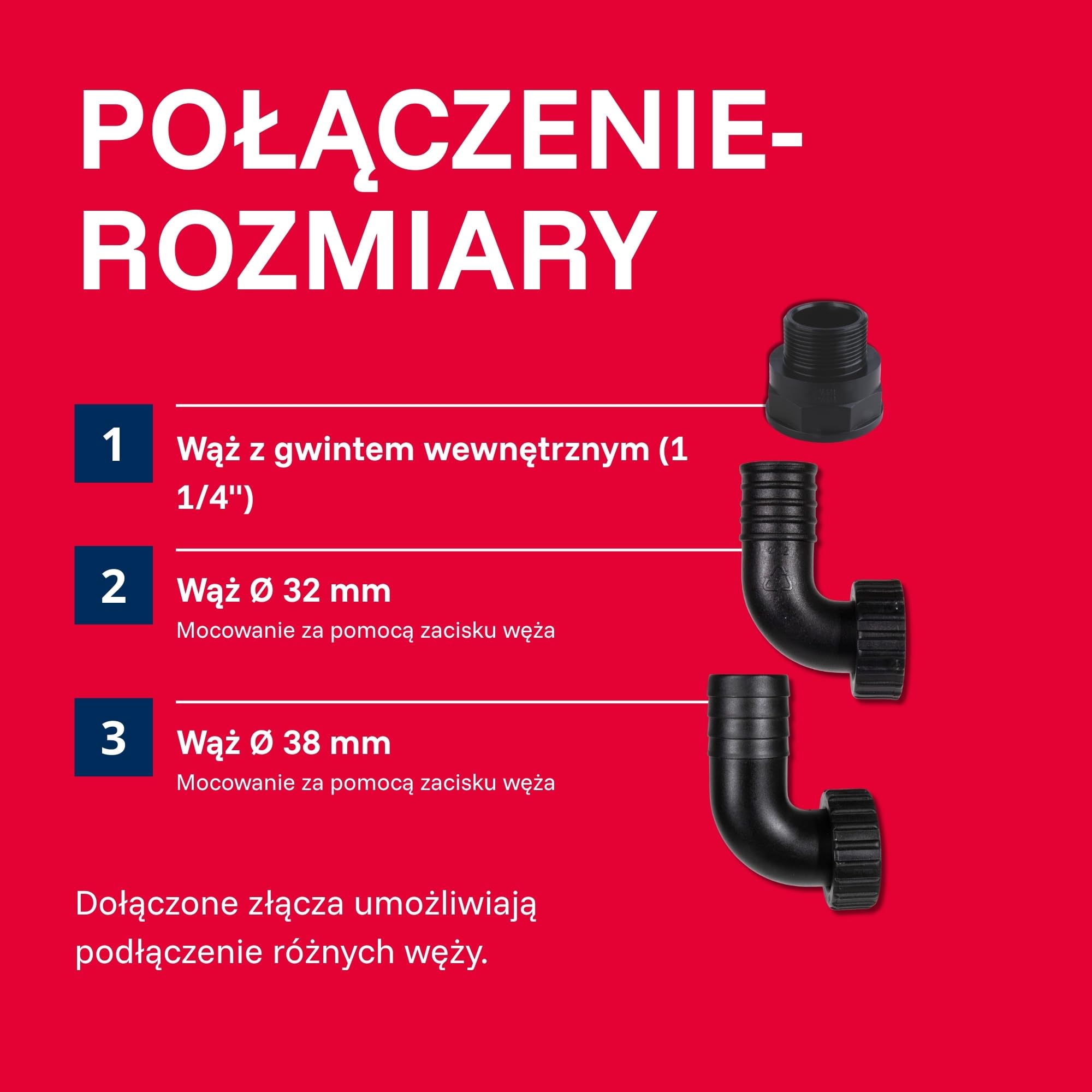 T.I.P. TVX 7000 Pompa Zatapialna do Brudnej Wody + T.I.P. 31008 Wąż do Pomp Zatapianych 10 m – Automatyczna, Edelstahl