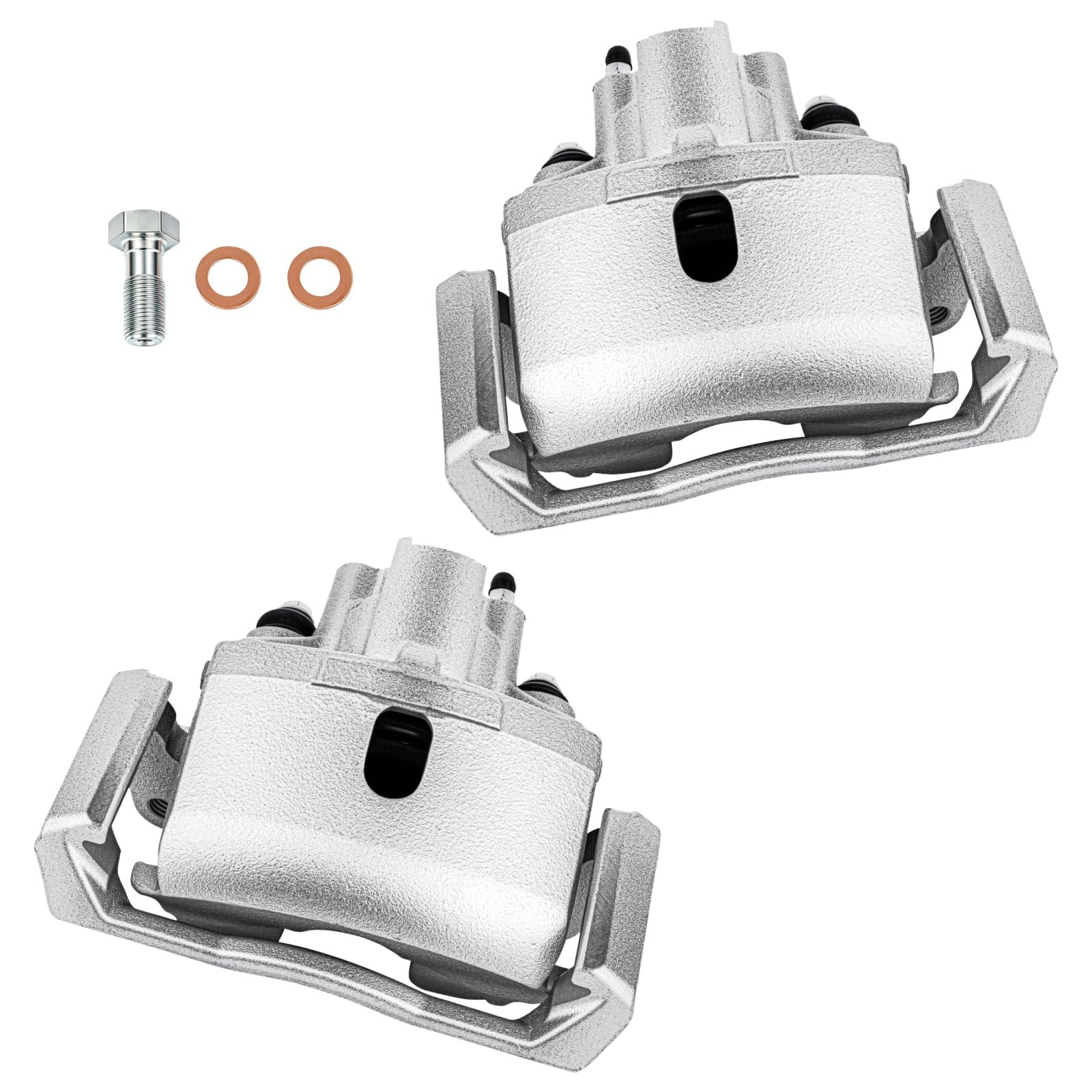 cciyu Rear Left &amp; Right Disc Brake Calipers w/Bracket 18-B4837 18-B4836
