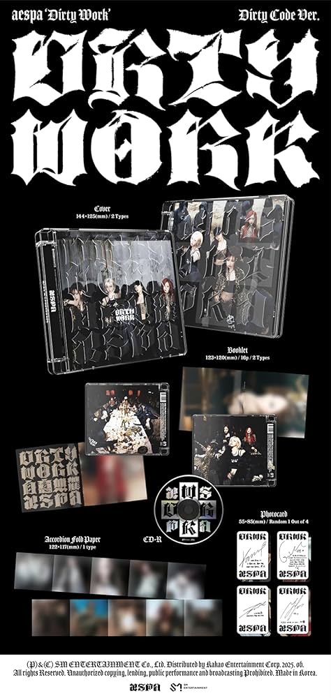 Amazon.co.jp: Dirty Code Ver. 【早期購入特典あり】 aespa Dirty