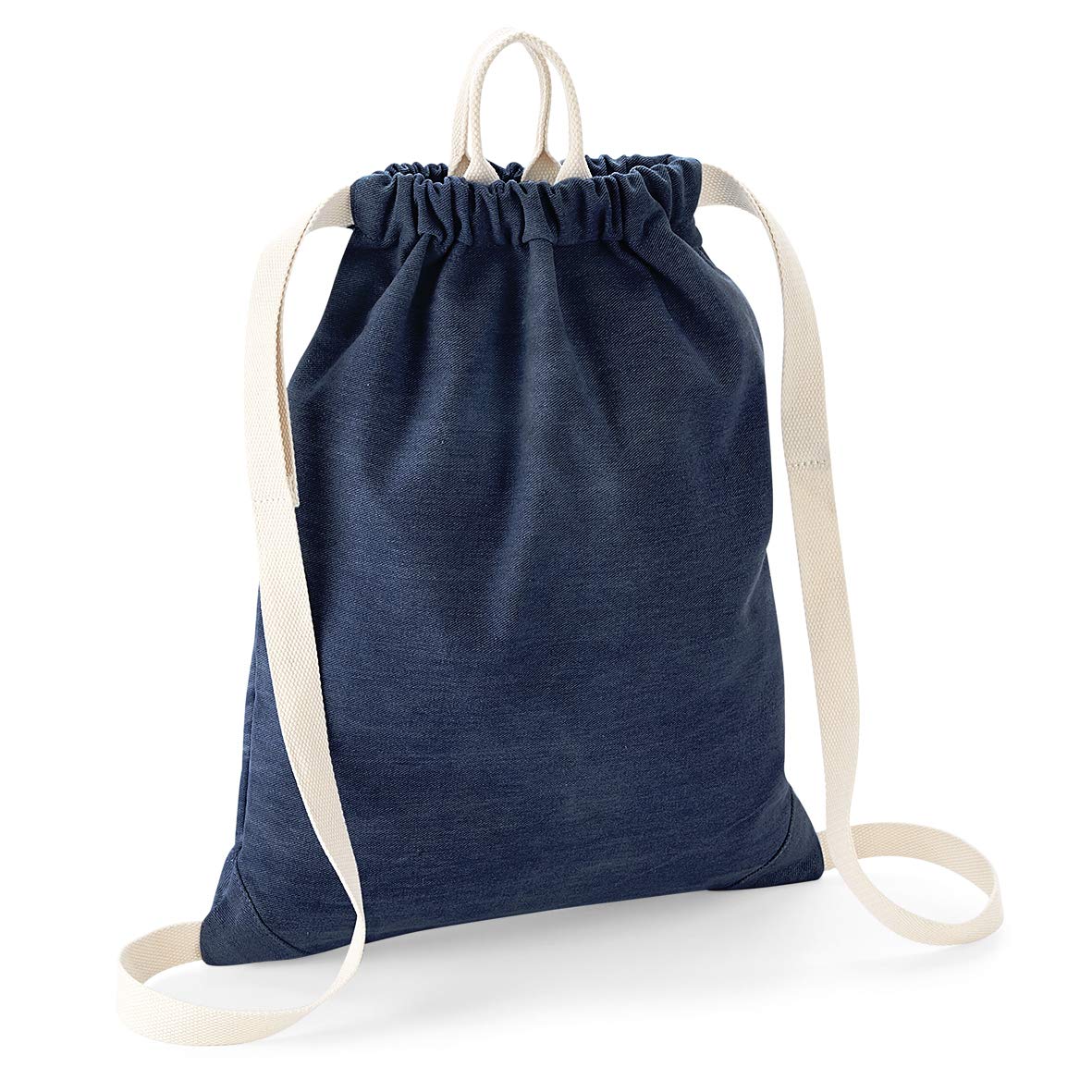 Bag Base Unisex Bleu Denim Rope Bag