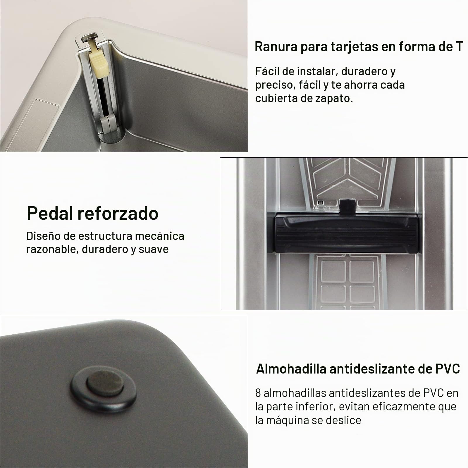 Dispensador automático de cubiertas de zapatos, dispensador portátil de cubiertas de zapatos con botas de plástico desechables y cubiertas de zapatos para el hogar, oficina, fábrica (100 PCS)