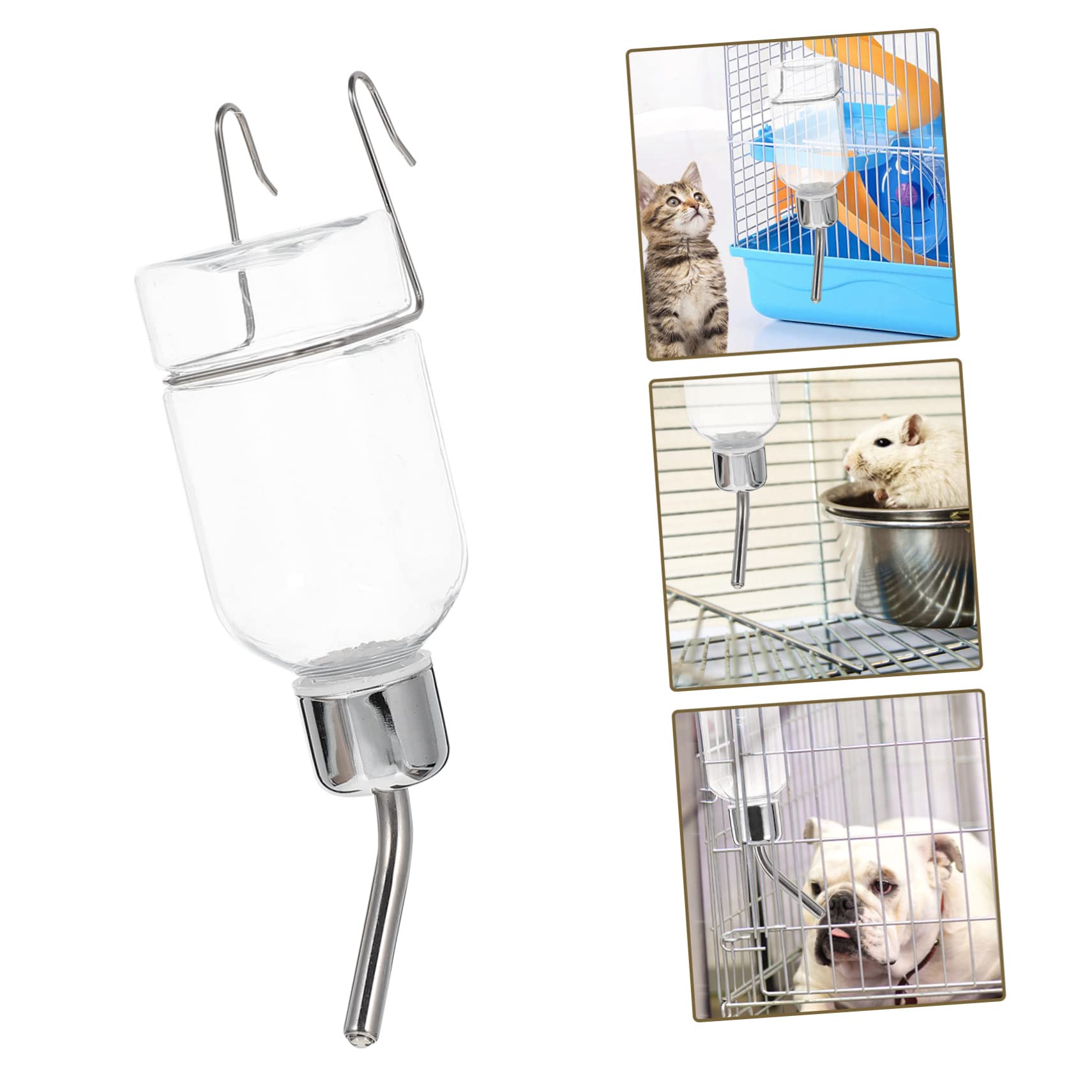 Sosoport 5 Bebederos Automáticos para Perros Dispensador De Agua para Mascotas Botella Colgante para Viajes En Casa.