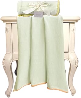 Sorrento- Cozy coton couverture pour bébé en tricot – 71,1 x 101,6 cm Vert