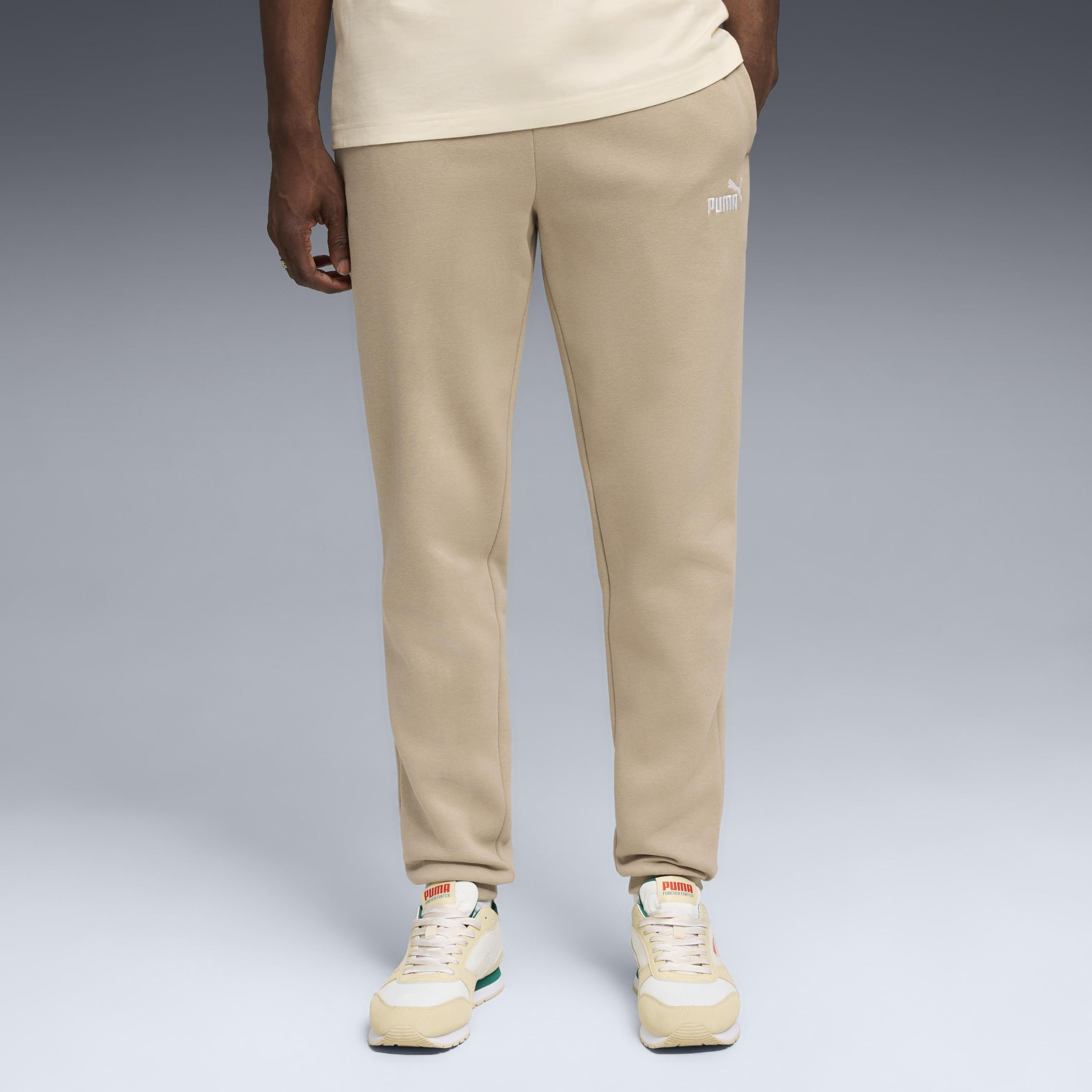 PUMA Ess No. 1 Logo Sweatpants Fl Cl (S) - Spodnie z dzianiny Mężczyźni