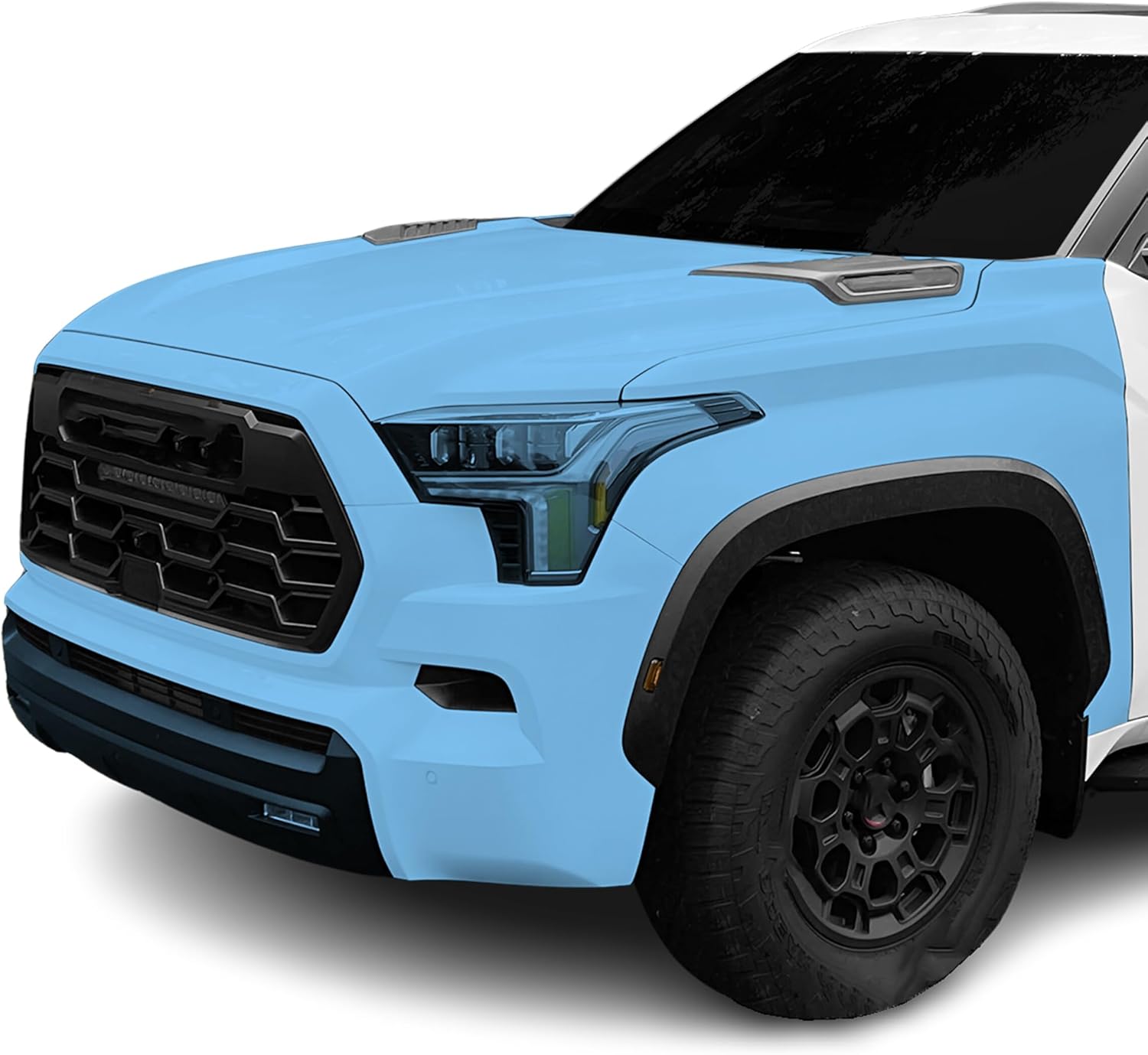 BOGAR TECH DESIGNS for Toyota Sequoia (TRD Pro) 2023+ Front Middle and Front Sides Premium Paint Protection PPF Film Kit Cover, Clear Bra