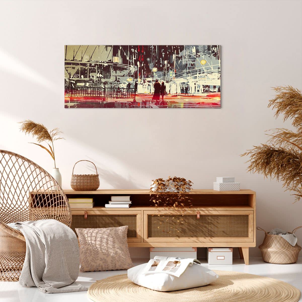 Tableau Sur Toile Paris 100x40cm - Impression Art Mural, Motif Architecture Maison, ARTTOR