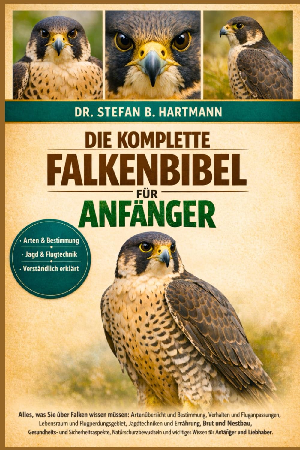 DIE KOMPLETTE FALKENBIBEL FÜR ANFÄNGER: Alles, was Sie über Falken wissen müssen: Artenübersicht und Bestimmung, Verhalten und Fluganpassungen, ... wichtiges Wissen für Anfänger und Liebhaber.