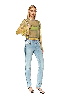 DIESEL 長袖トップス ベージュ・ライトブルー Amazon | [Diesel] (ディーゼル) レディース 長袖 トップス