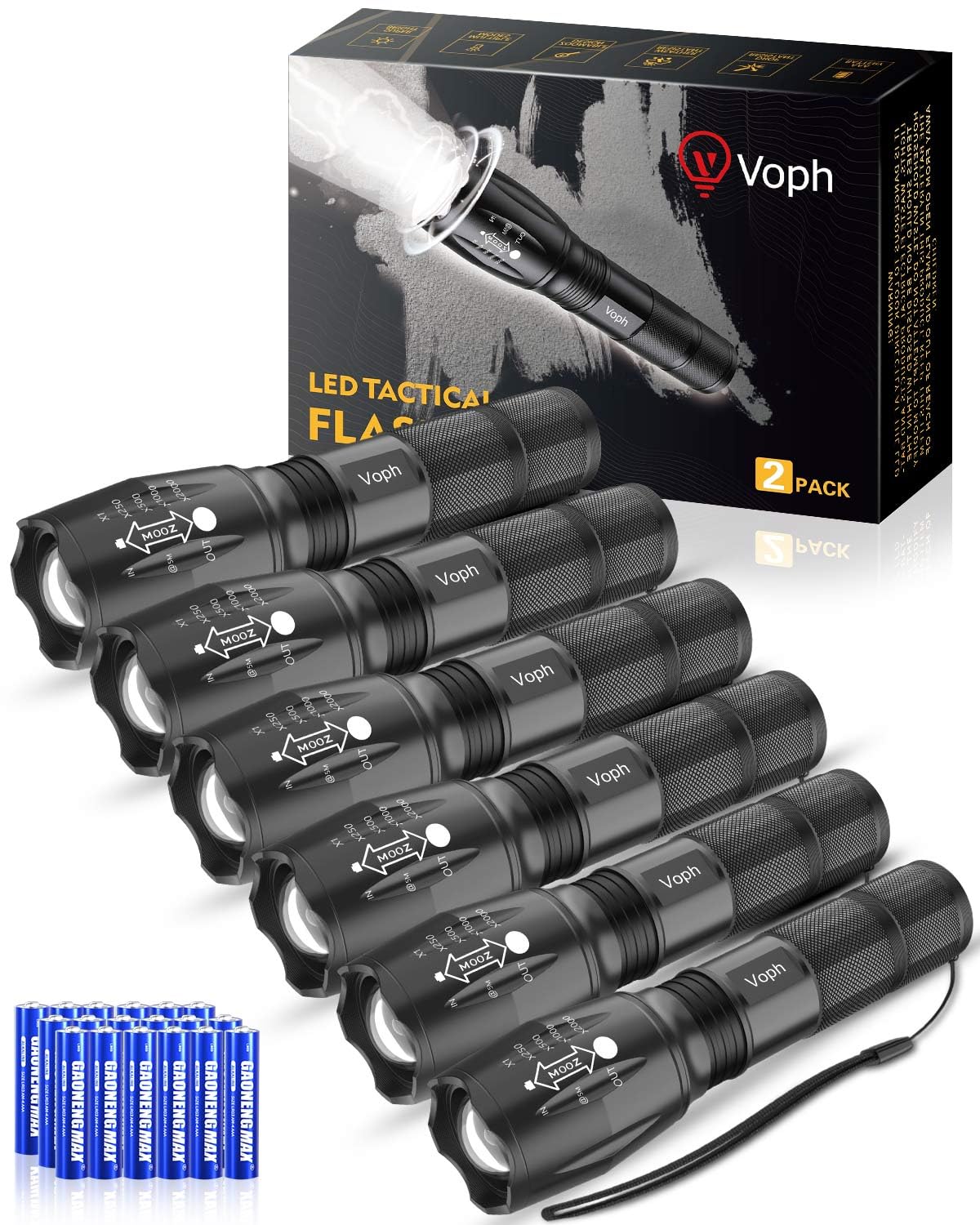 VophFlashlight 6 Pack