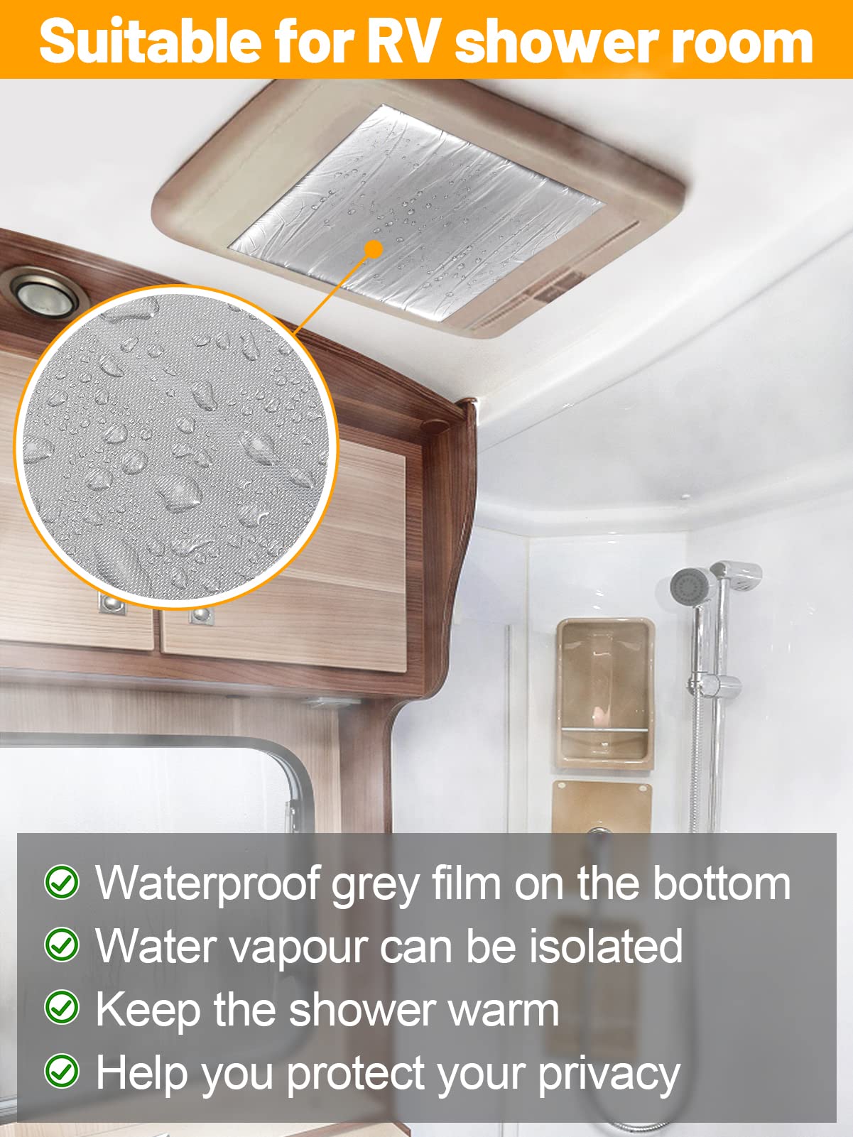 RV Skylight Insulator 14 14 3in RV Vent Insulator