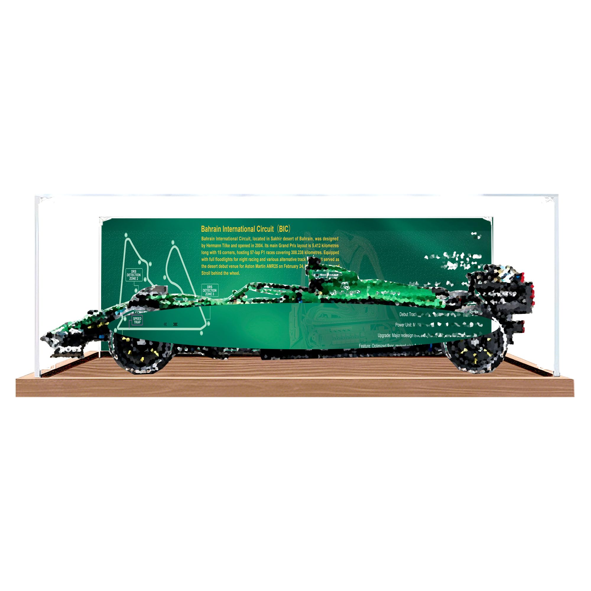 Clear Acrylic Showcase Box for Le-go 42240 Sets (Background 4)