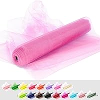 Vista 29 de Rollos de tela de tul blanco de 54 pulgadas por 20 yardas, perno de carrete de tutú para decoración de bodas, falda tutú de baby shower, envoltura
