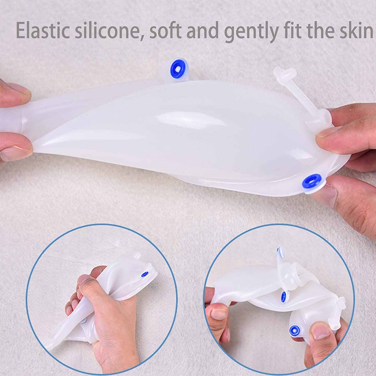 RAJry Urine Collector Drainage Bag For Men White