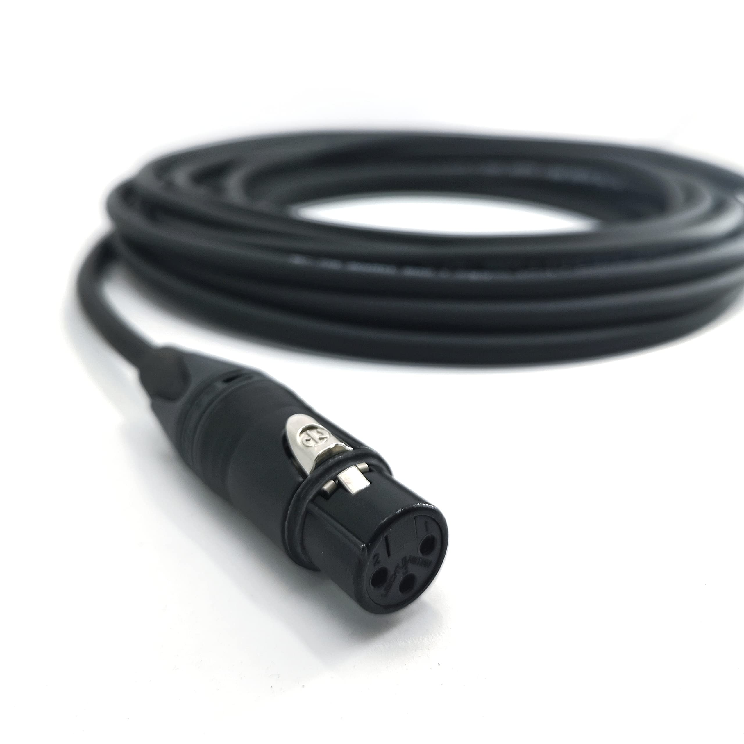 Cavo per microfono XLR a 3 poli altamente flessibile con SC-Source MKII 0,25 mm² NEUTRIK® XX maschio – SC-XLR-SRC-NC3XX-B-4000-SW – 131.23 ft