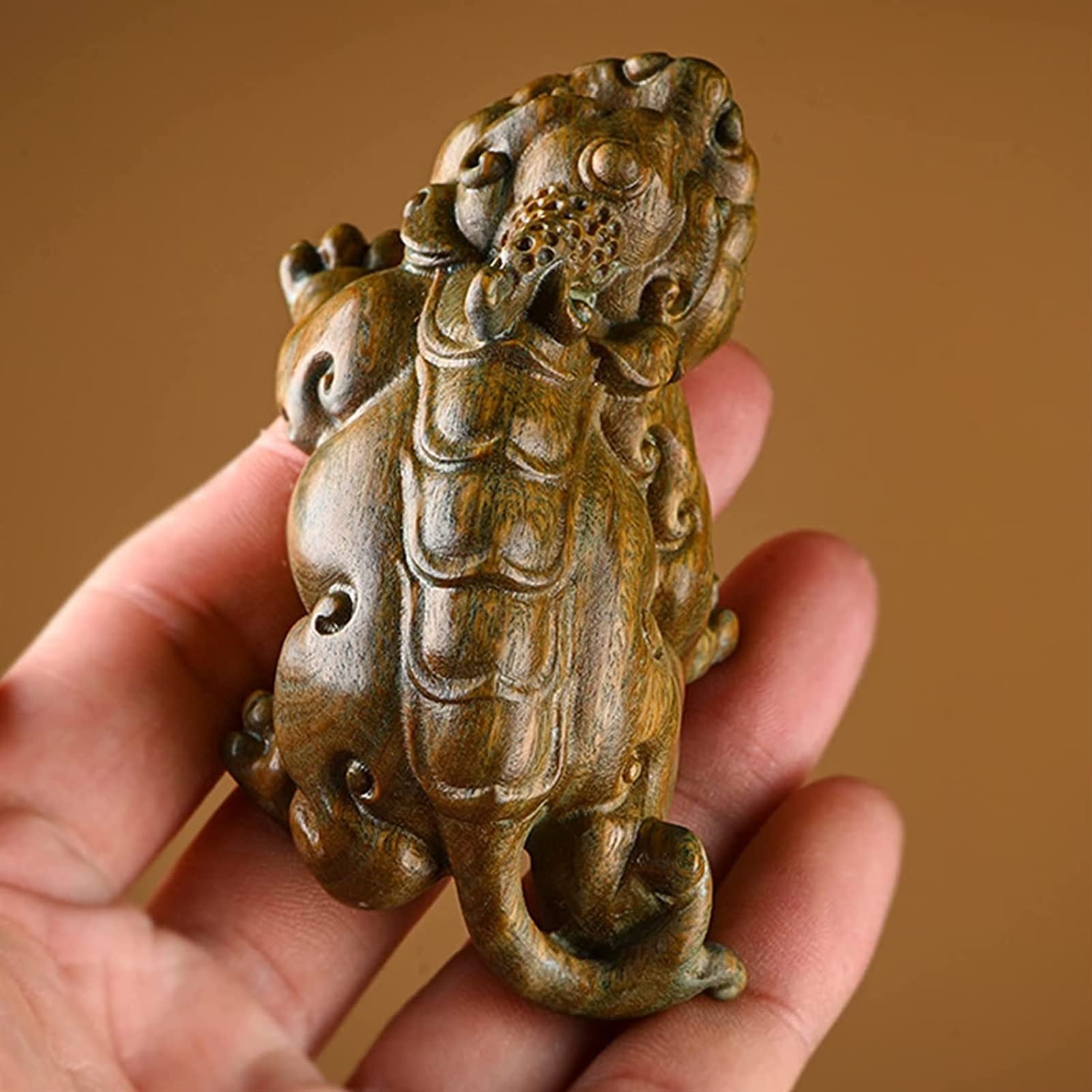 Figurka bogactwa / feng shui dekoracja Feng Shui drewniane statuetki, figurki do dekoracji wnętrz, rzeźby boga bogactwa, dekoracje biurowe prezent biznesowy