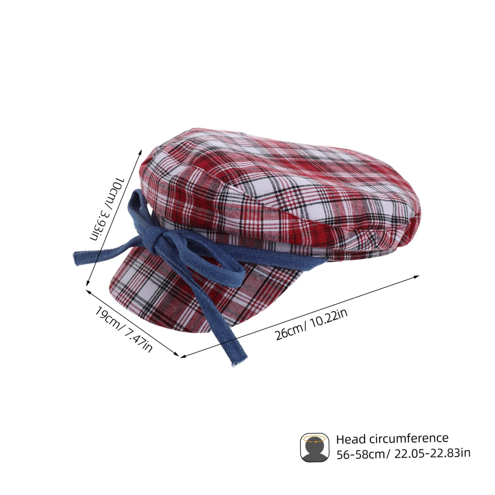 Healeved Charming Women Beret French Berets Basic Bow Cap Fashionable and Comfortable Multi