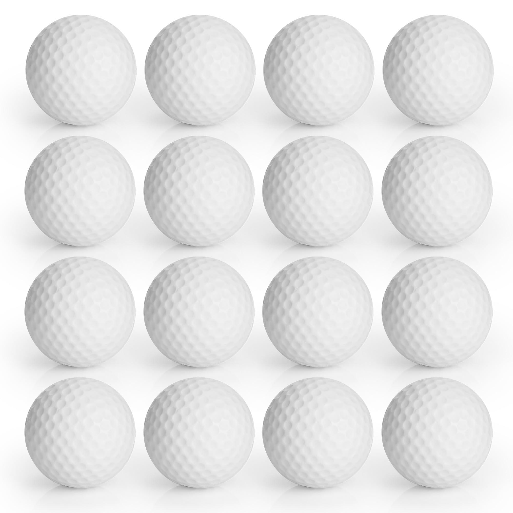 AZKEEGREY 50 Pack White Foam Golf Balls for Practice Golf Balls Soft Sponge Golfs Training Ball for Garden, Backyard, Indoor and Outdoor