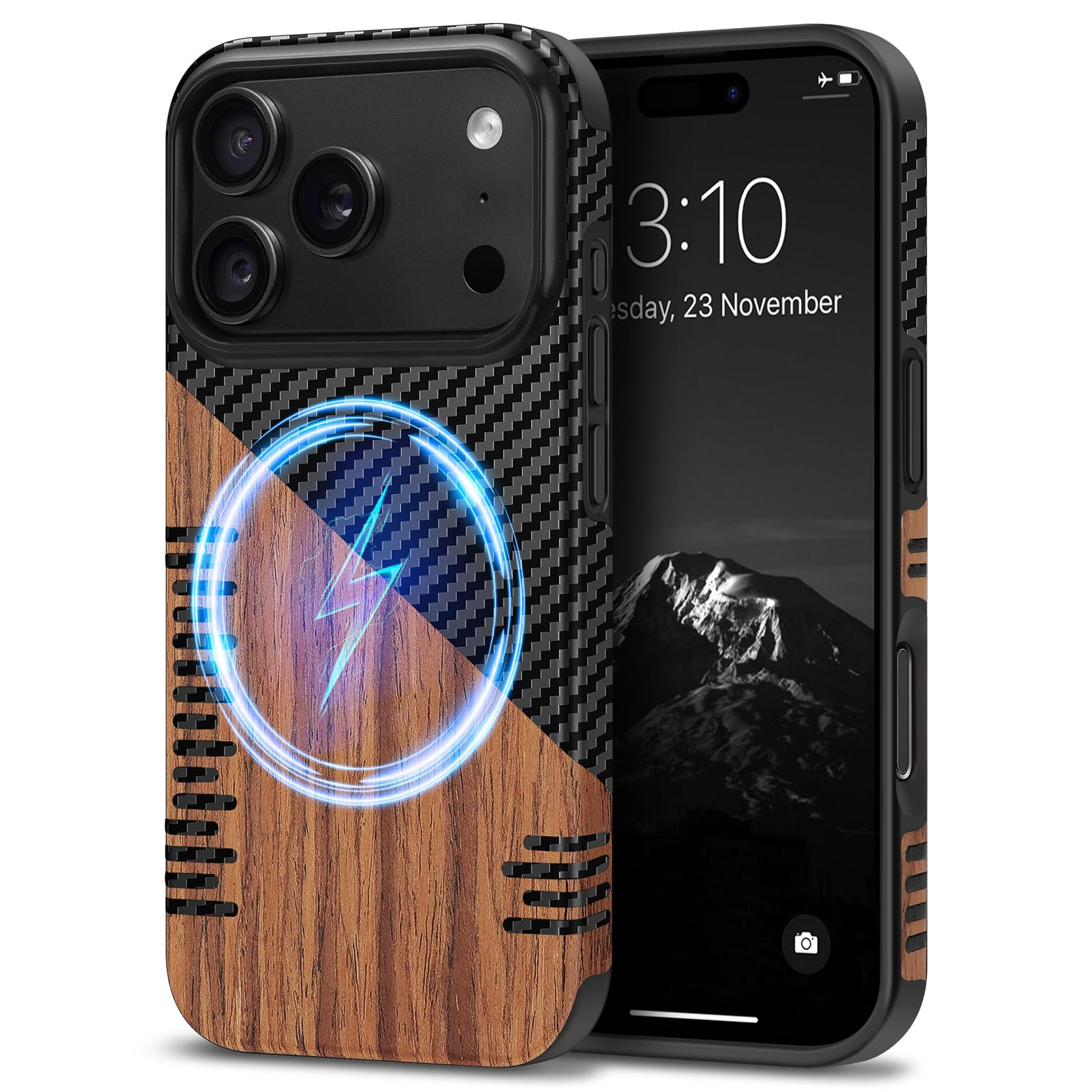 Magnetic Case Compatible with iPhone 18 Pro Max Case (Twill)