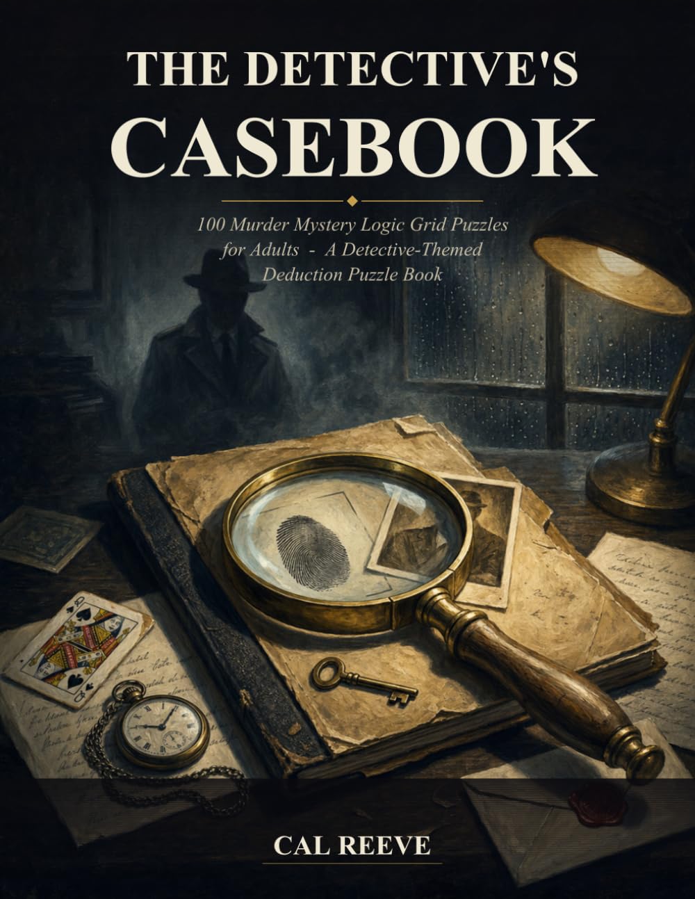 The Detective's Casebook: 100 Murder Mystery Logic Grid Puzzles for Adults — A Detective-Themed Deduction Puzzle Book