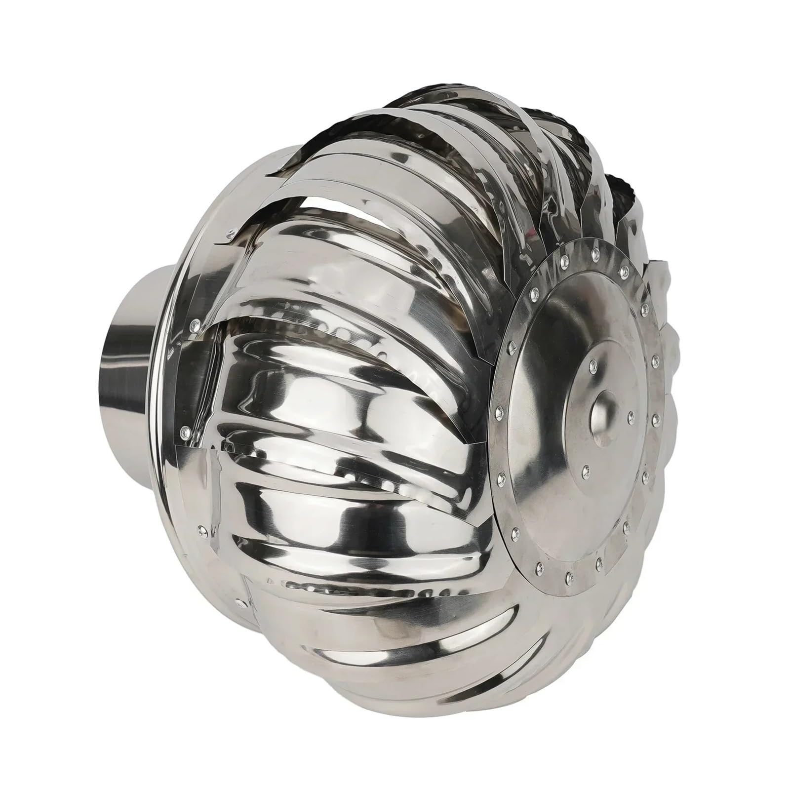 cappuccio per camino, Comignolo rotante in acciaio inox for ventilazione canna fumaria e scarico fumi di varie dimensioni(Diameter150 Mm)