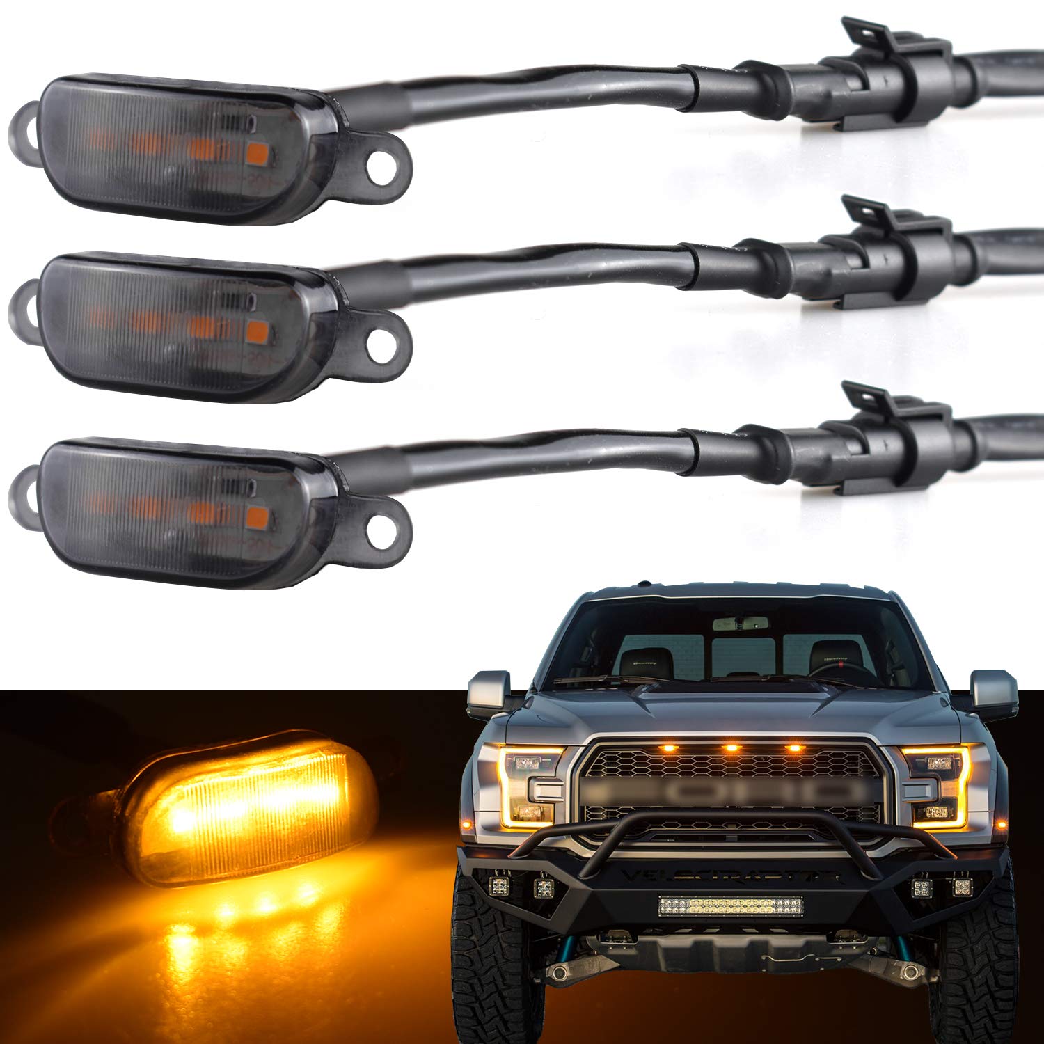 Buy Boigoo Front Grille Lights For 2004 2019 Ford F 150 Raptor 2013 