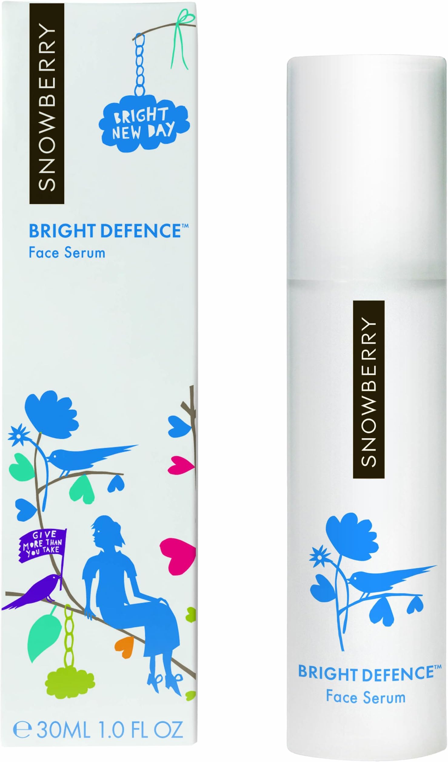 SNOWBERRY Bright Defence Face Serum, 1 Ounce