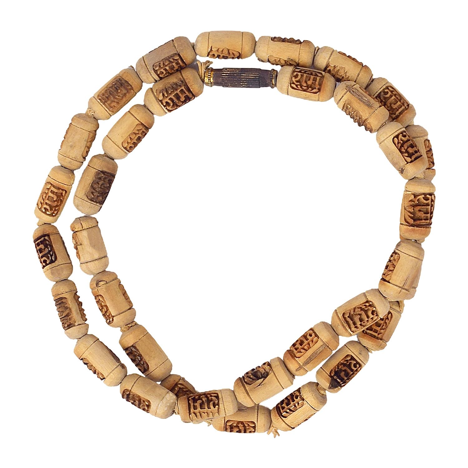 SATVIK 100% Pure Tulsi Kanthi Wooden Mala Engraved with Ram Name – Sacred Japa Mala for Devotion, Meditation & Spiritual Energy – Handmade Tulsi Beads Mala for Men & Women-image-17
