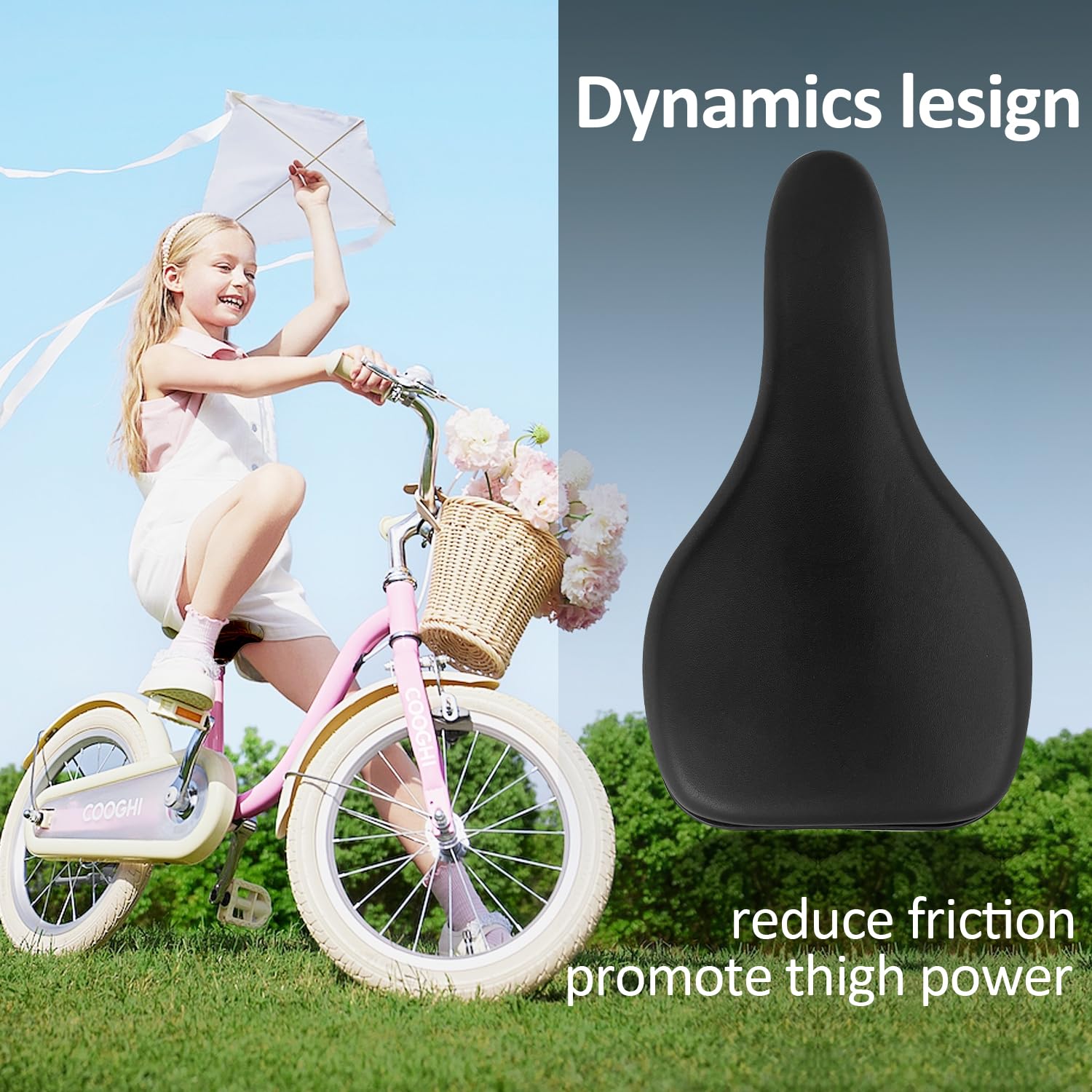 Amazon | Soeenaper 自転車用シート 14 16 18 20 24インチ用 子供用