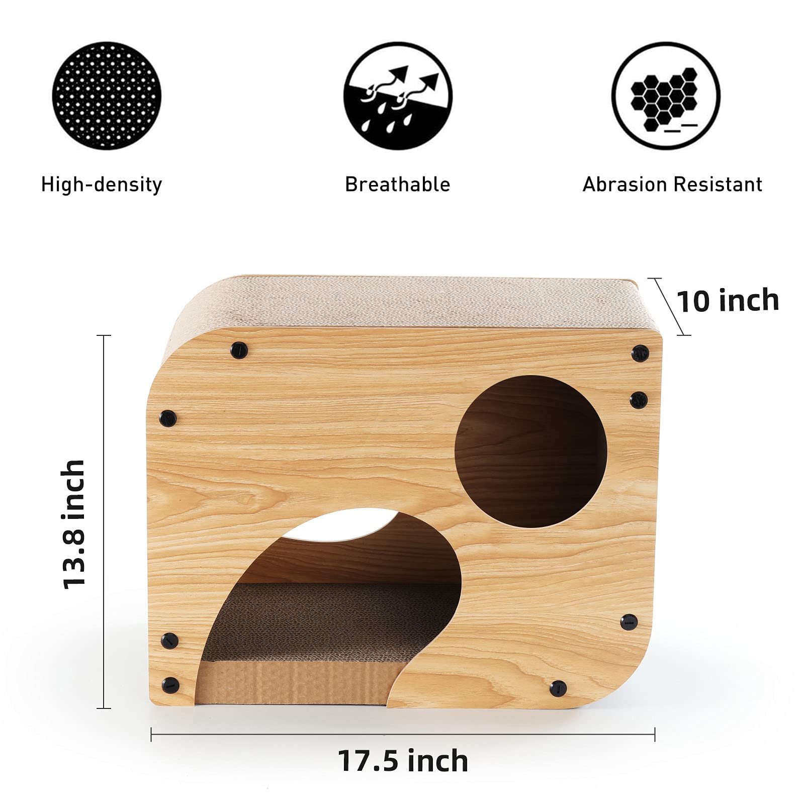 Buy FUKUMARU Cat Scratcher Lounge, Vertical and Horizontal Cardboard