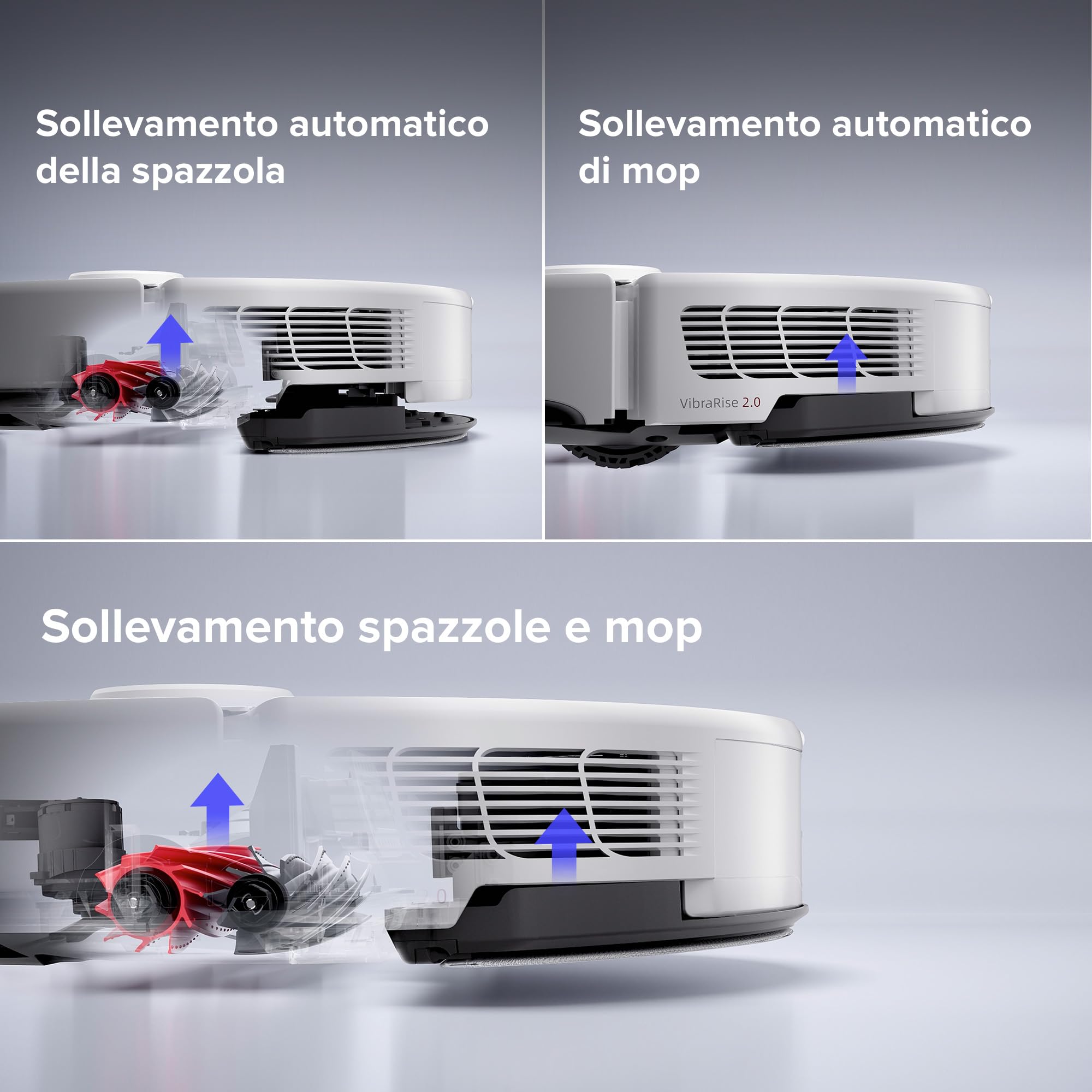 roborock S8 Pro Ultra Robot Aspirapolvere Lavapavimenti, Svuotamento/Lavaggio/Asciugatura/Pulizia Della Stazione/Rabbocco Automatico, Reattivo 3D, 6000Pa (Ricondizionato)