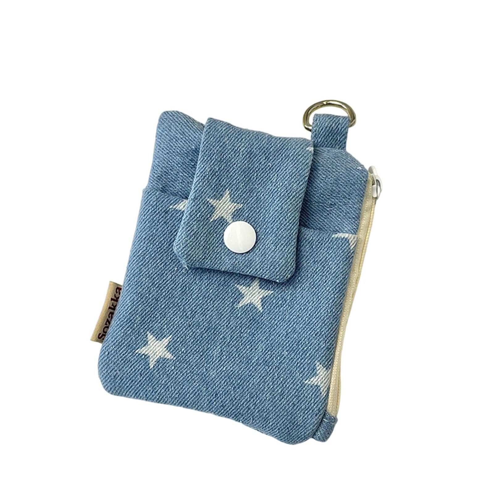 MIDOKSTUA Lovely Wallet Star Coin Purse Bows Change Bag Card Bag Card Storage Case Change Purse Change Pocket Coin Pouches