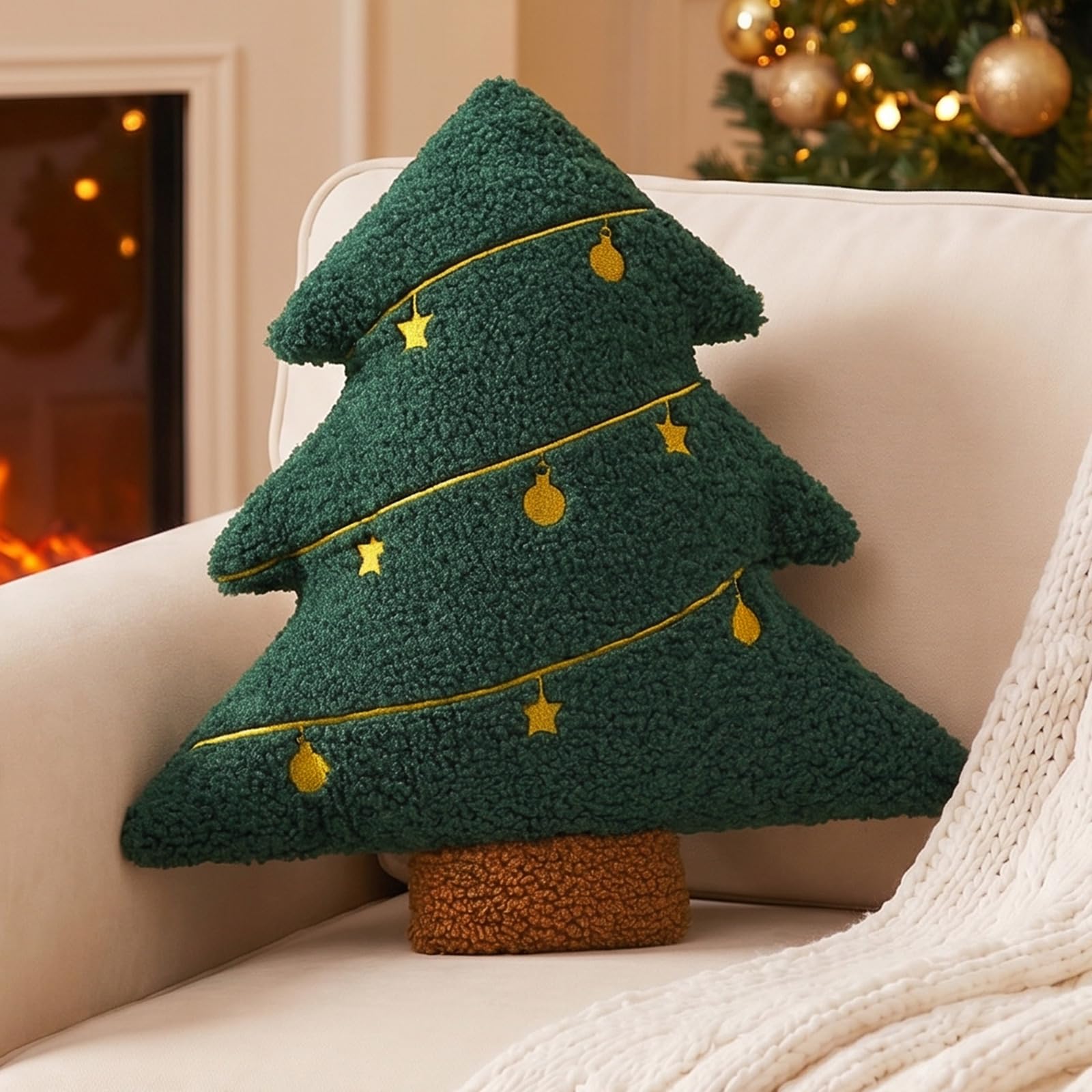 heekpek Christmas Pillows Christmas Throw Cushions