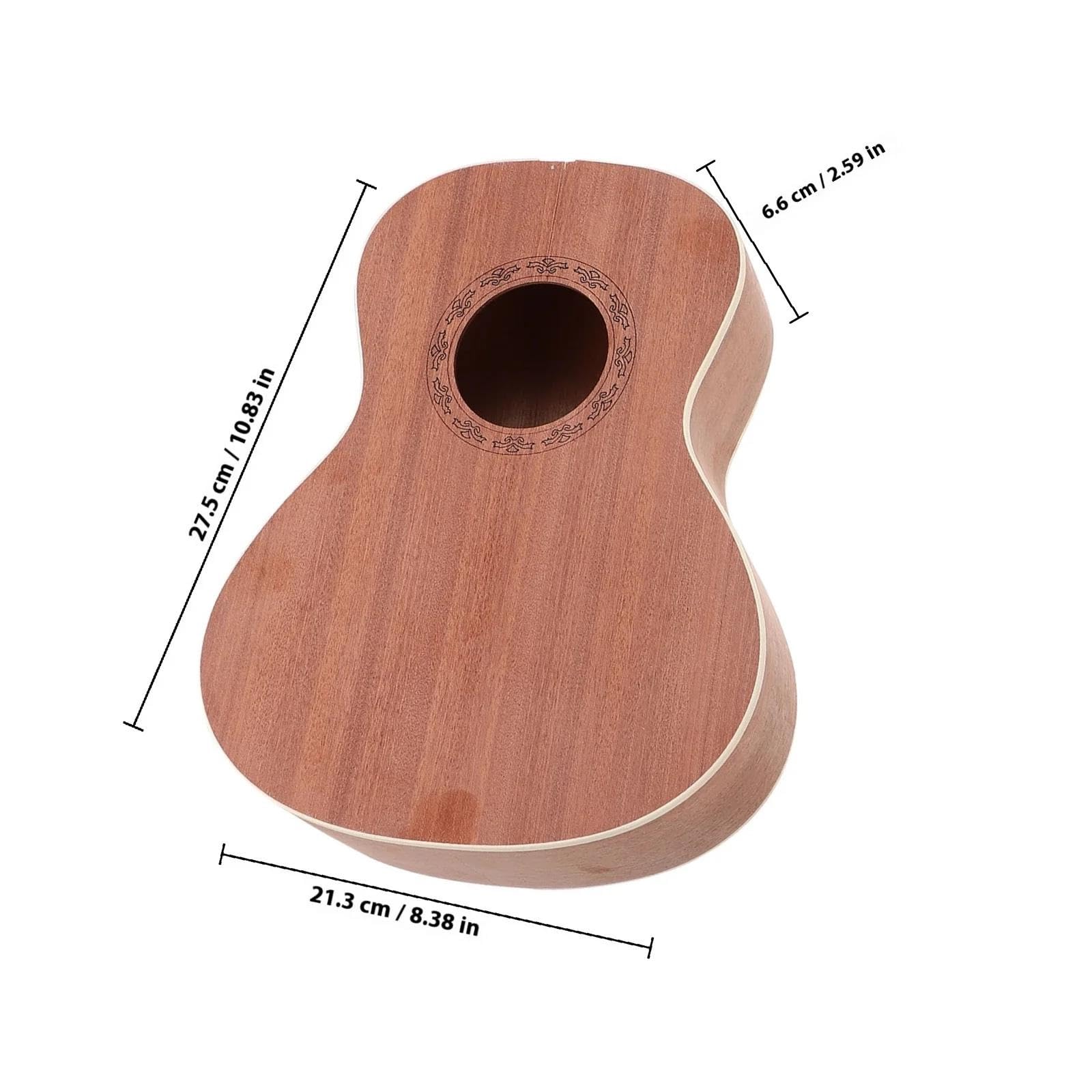 Profesjonalna Ukulele 1 Zestaw DIY Ukulele Zestaw Ręcznie Robionych Pół Rzemieślniczych Instrumentów Muzycznych Trwałe Dla Początkujących I Dorosłych