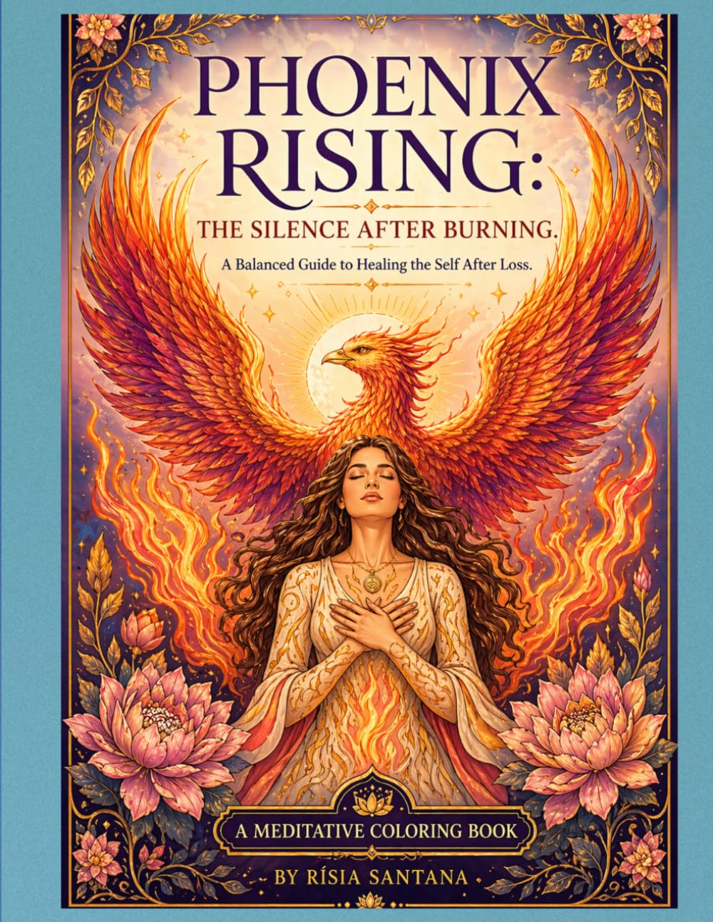Phoenix Rising: The Silence After Burning.: A Meditative Adult Coloring Book. Vol-4 (Gaia Golden Age Library — Adult Coloring Books.)