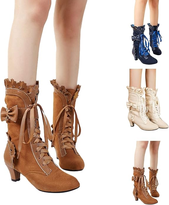 [RIBBONBIT] / ☆ Winona Boots Diana Crescent Wedge Boots [BLACK HOLOGRAPHIC] | Killstar