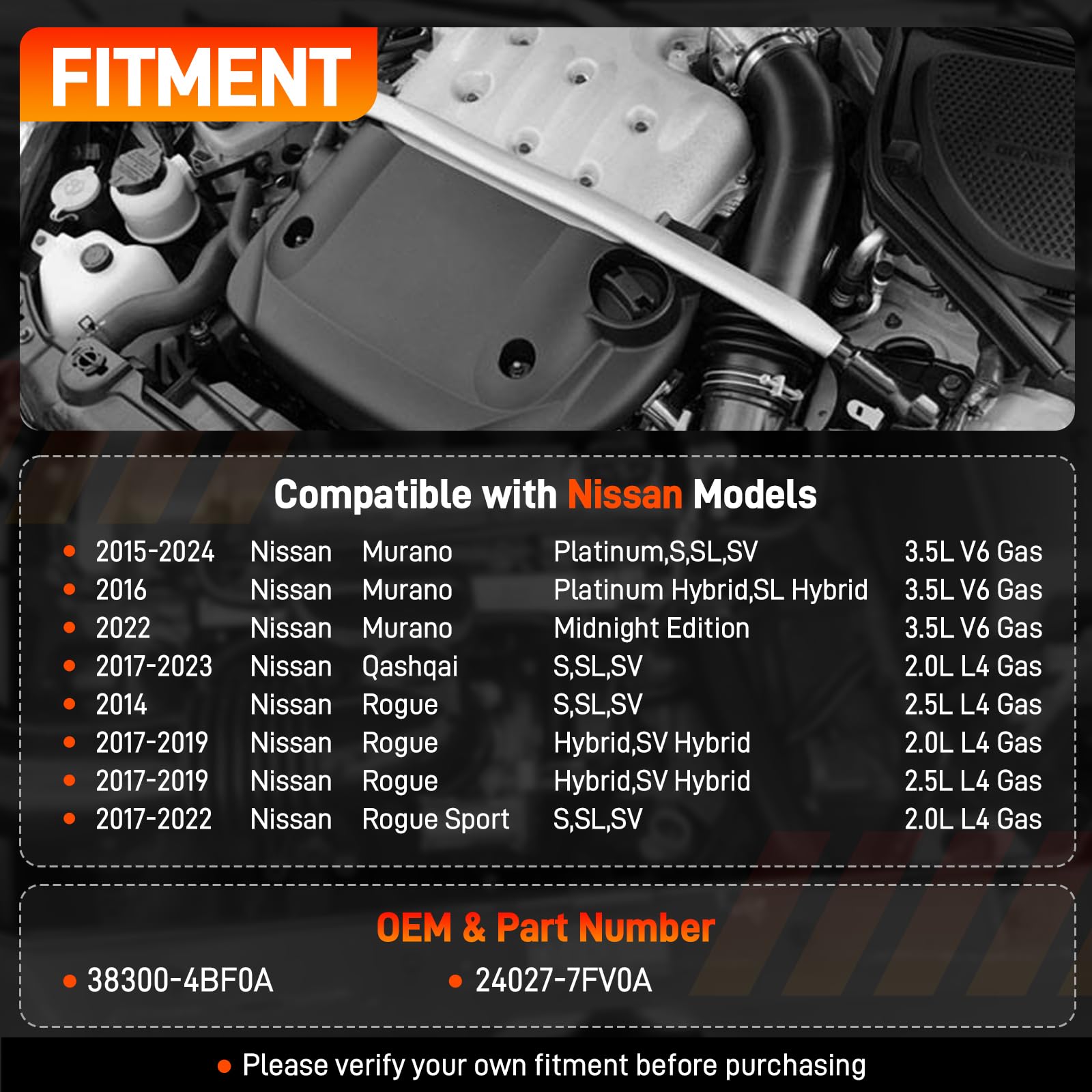 38300-4BF0A Zespół tylnego mechanizmu różnicowego, montaż napędu końcowego AWD kompatybilny z Nissan Murano 2015-2024 Rogue 2014-2019 Qashqai 2017-2020, 2,0 l 2,5 l 3,5 l, zamiennik