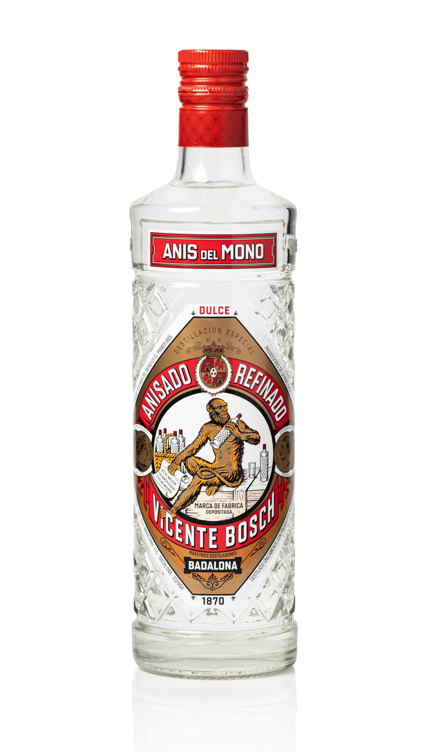 Vicente Bosch - Anis del Mono Dulce Süß, Anisado Refinado 35% (1 x 0,7l)