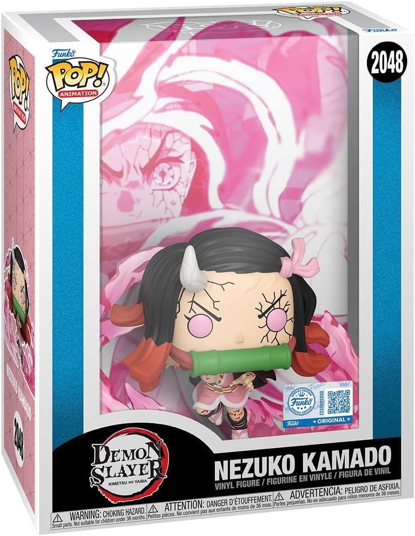 Funko Pop! Game Cover: Demon Slayer – Nezuko Kamado – Amazon Exclusive – Collectable Vinyl Figure – Gift Idea – Official Merchandise – Anime Fans – Figure for Collectors and Display Funko Pop! Game Cover: Demon Slayer – Nezuko Kamado – Amazon Exclusive – Collectable Vinyl Figure – Gift Idea – Official Merchandise – Anime Fans – Figure for Collectors and Display
