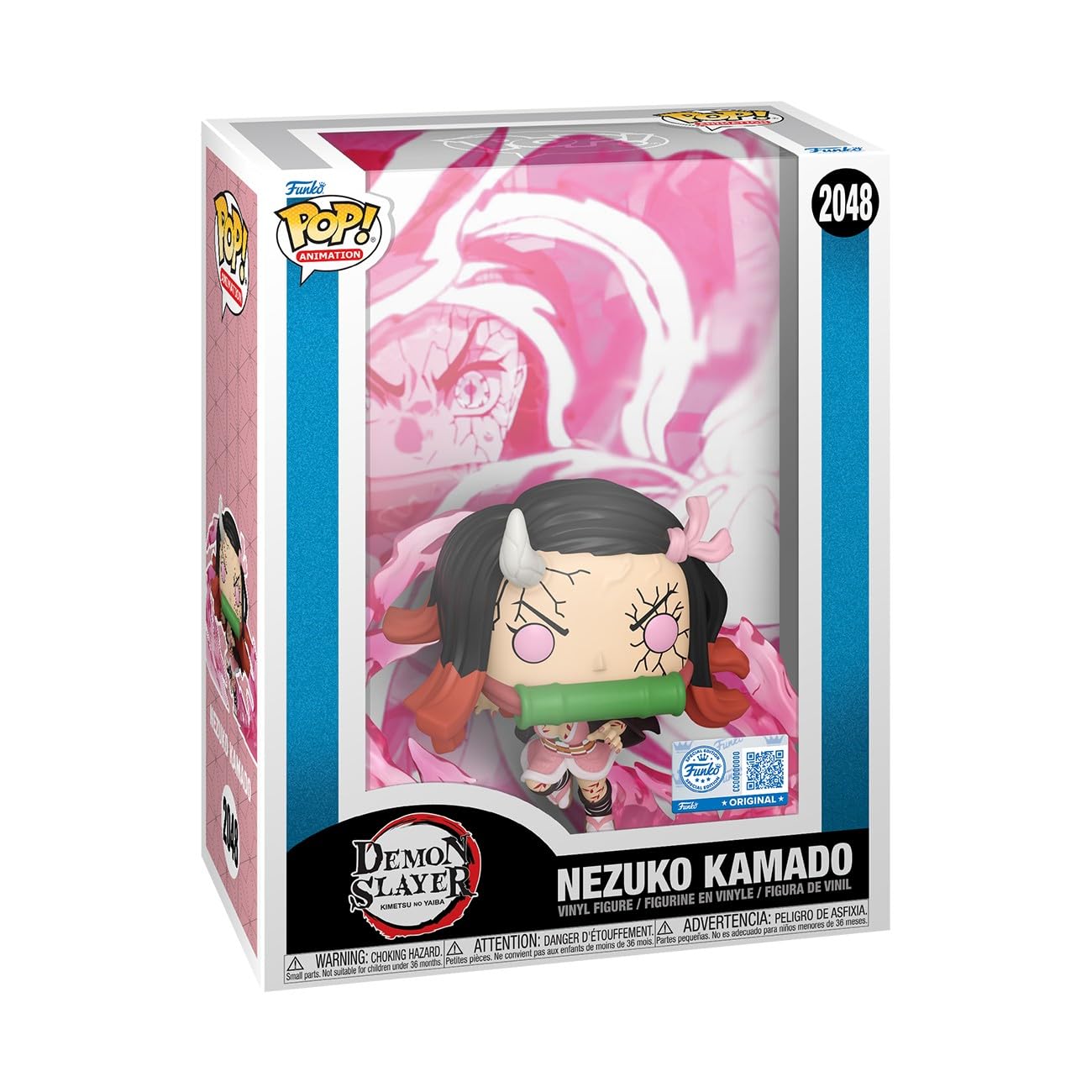 Funko Pop! Game Cover: Demon Slayer - Nezuko Kamado - Amazon Exclusive - Collectable Vinyl Figure - Gift Idea - Official Merchandise - Anime Fans -