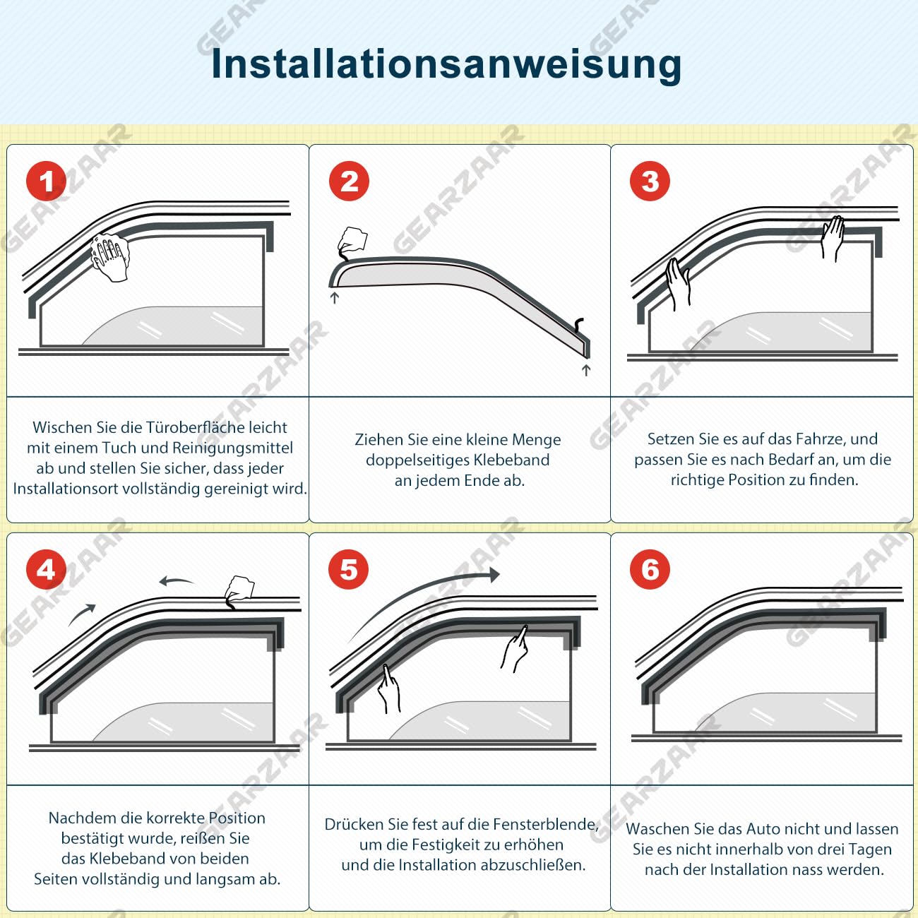 4 Stück Windabweiser Regenabweiser Kompatibel mit VW für Touran 2003-2015 5-Türer – Seitenfenster Blendschutz Lüftungsschutz Auto Zubehör Vorne, Mit Innenschnalle，Aerodynamisch