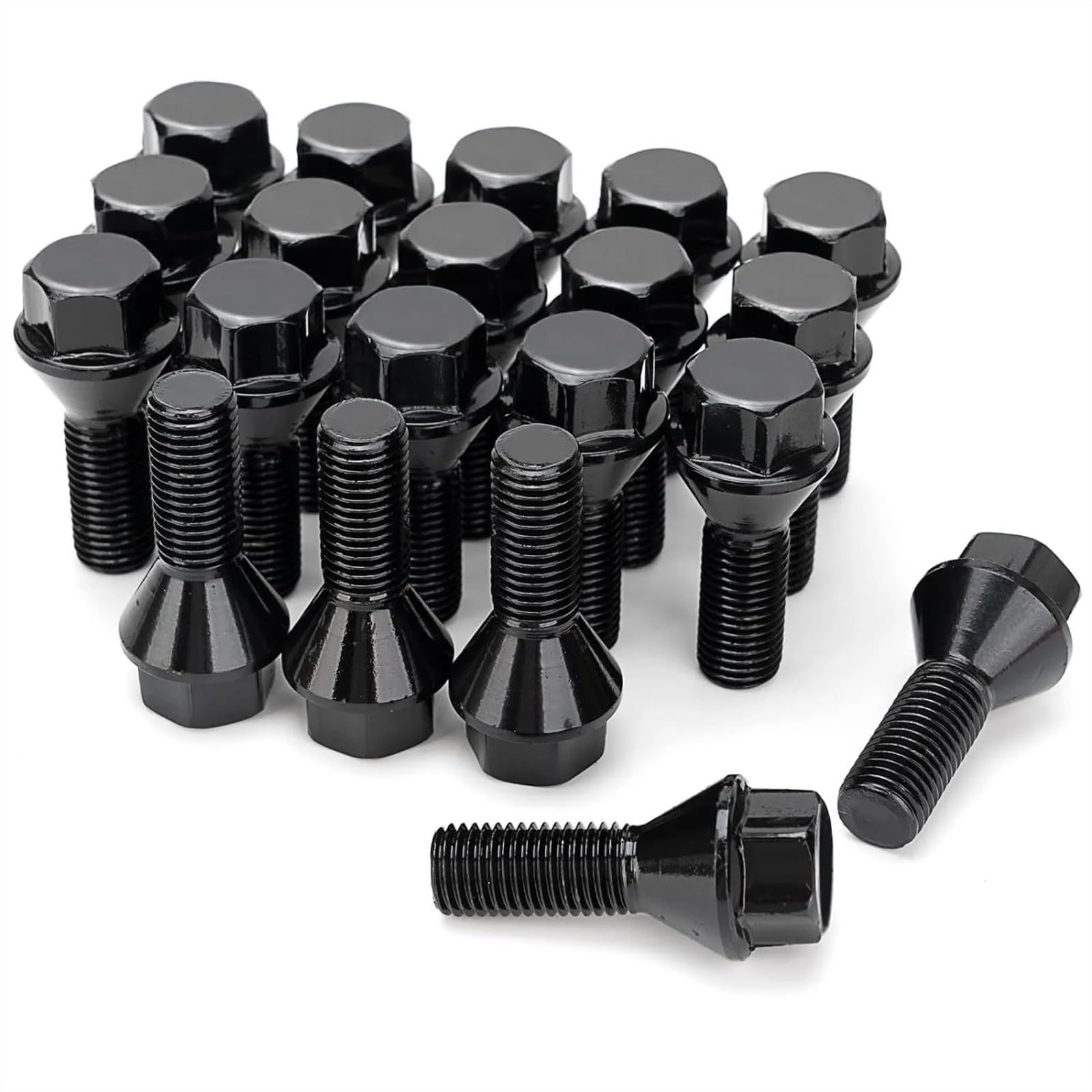 Compatibile Con Jeep Per Cherokee 2014 2015 2016 2017 2018 2019 2020 2021 2022 2023 20 Pz M12x1.25 Ruota Lug Bullone Ruota Pneumatico Bullone Viti Gambo 28mm Bulloni Ruota