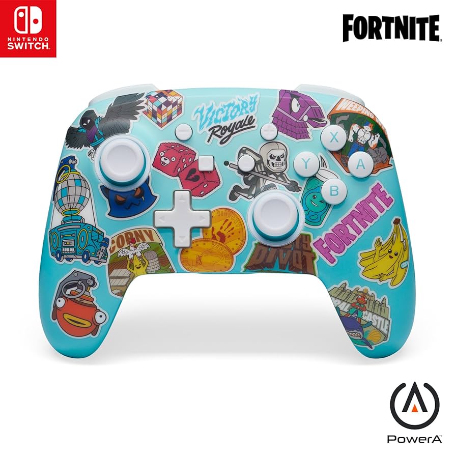 PowerA Fortnite Nintendo Switch コントローラー Amazon.com: PowerA Enhanced Wireless Controller for Nintendo