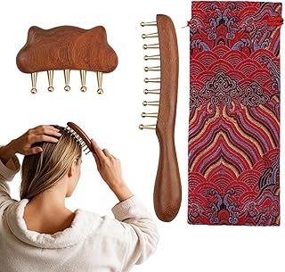 Scalp Massage Brush - Comfort Grip Head Scratcher | Massage Comb Scalp Massager Hair Growth - for Women Men Short Curly Straight Styling Home Office Travel Outdoor